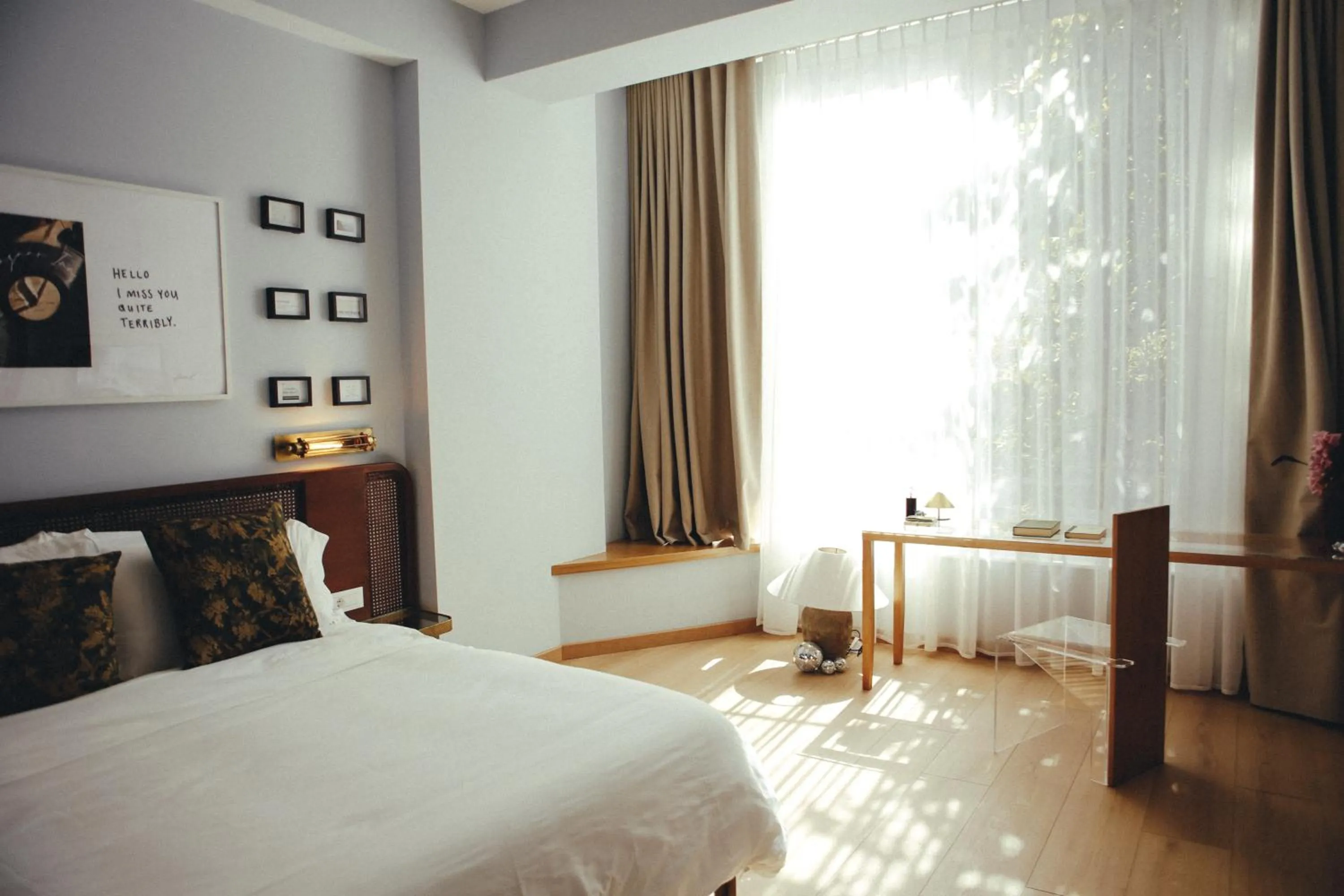 Bed in Bazaar Inn Hotel