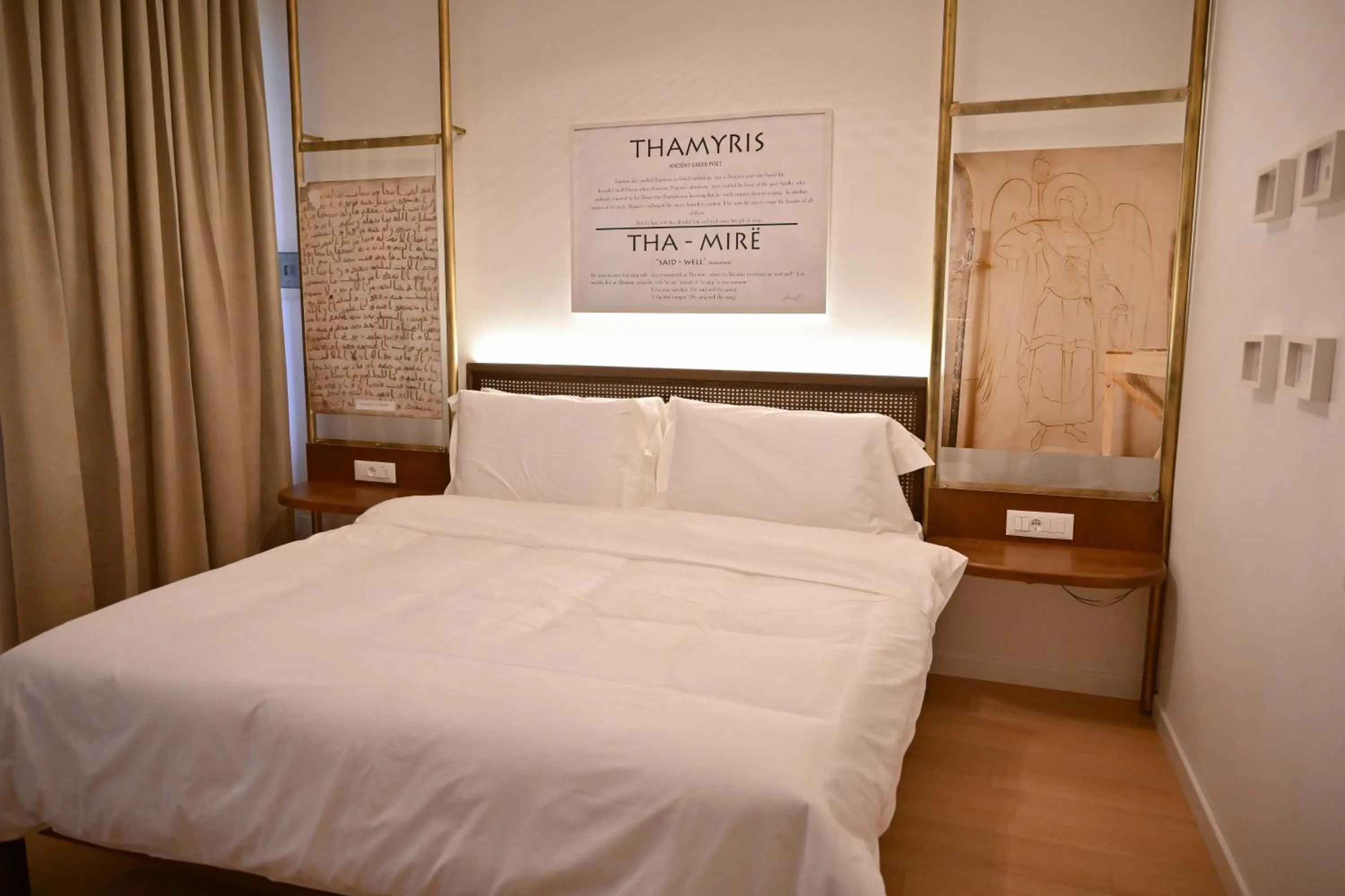 Bed in Bazaar Inn Hotel