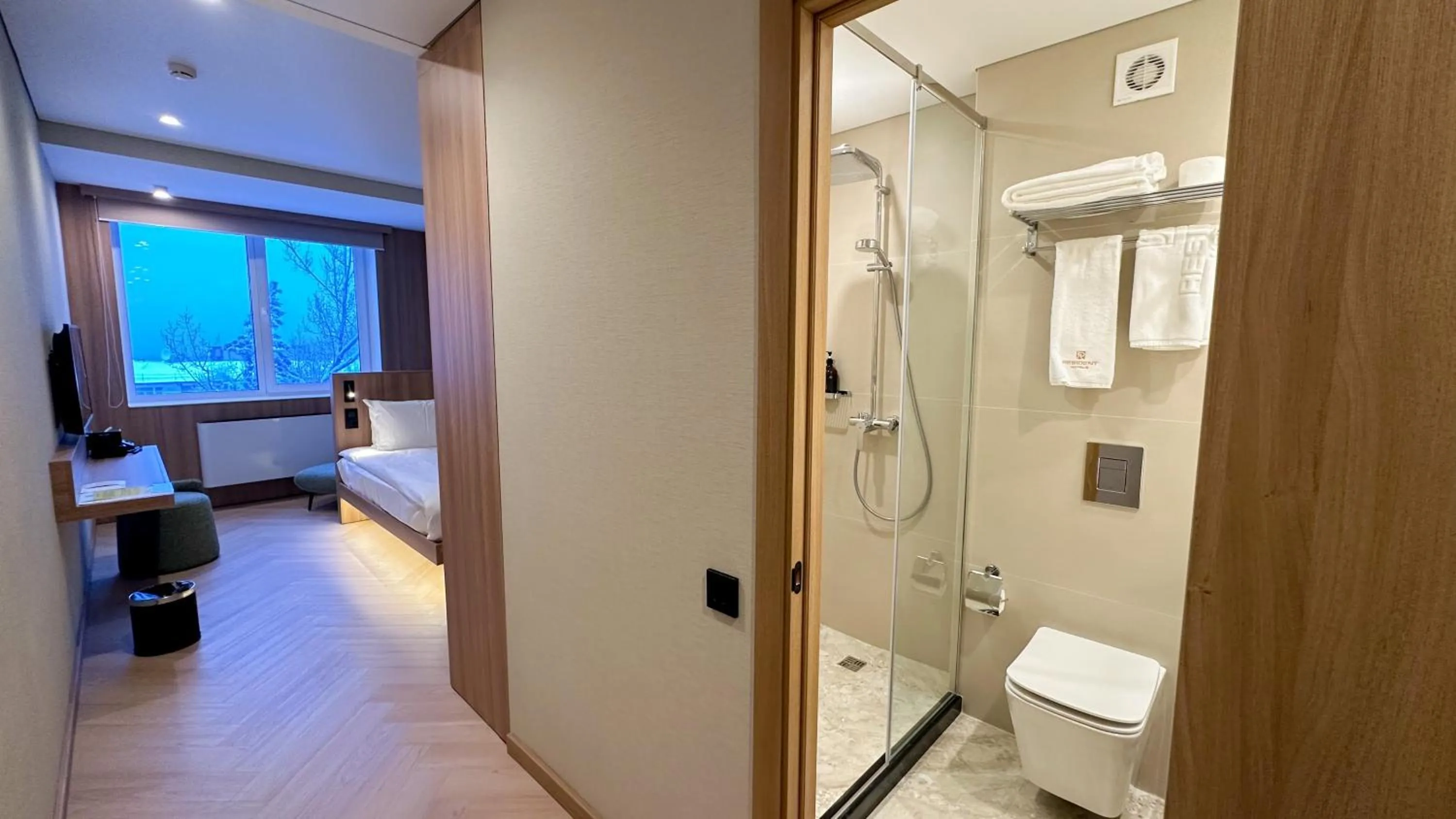 Shower in Resident Hotel Abay