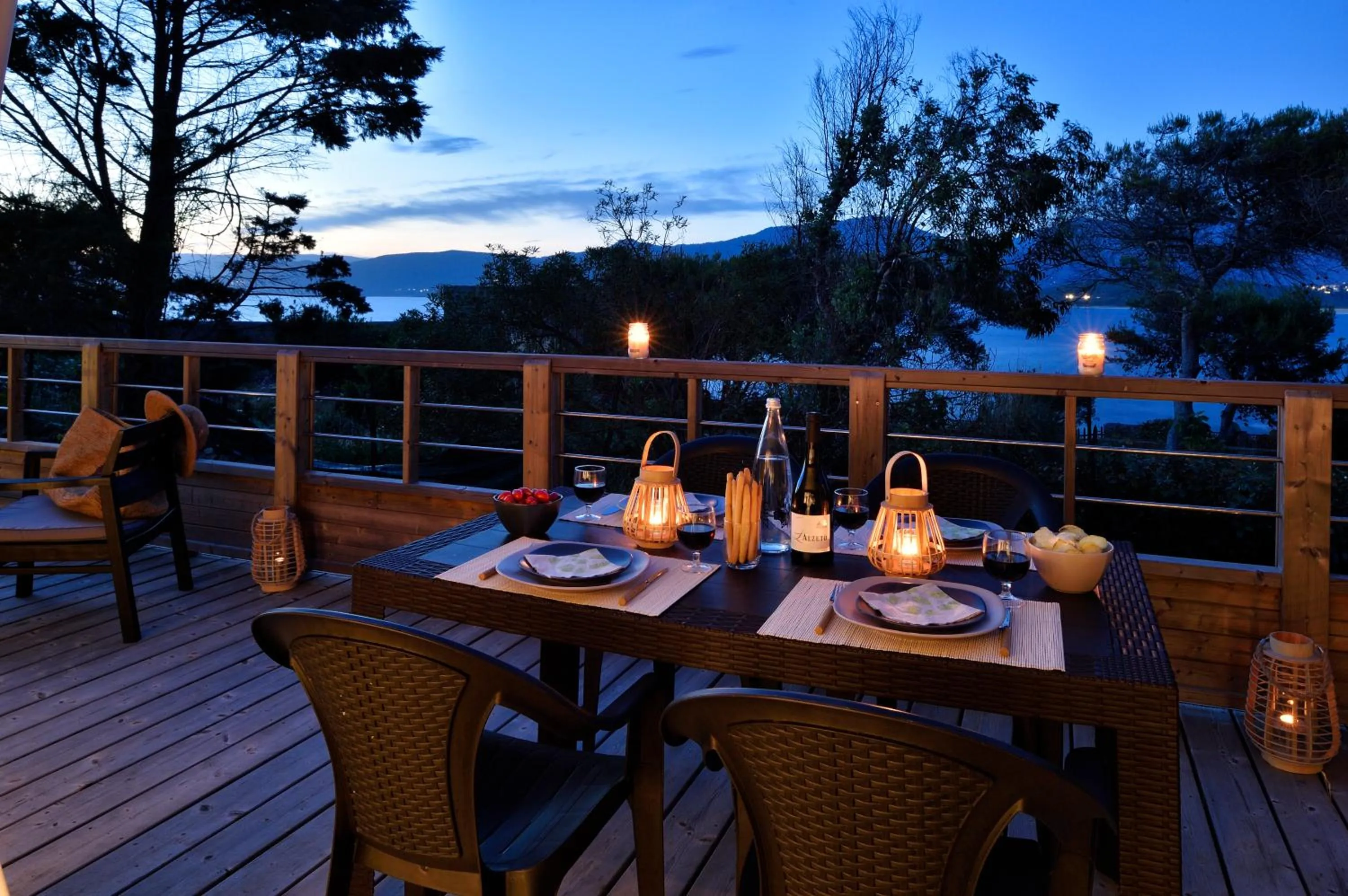 Patio in Résidence & Hotel U Livanti ECOLABEL