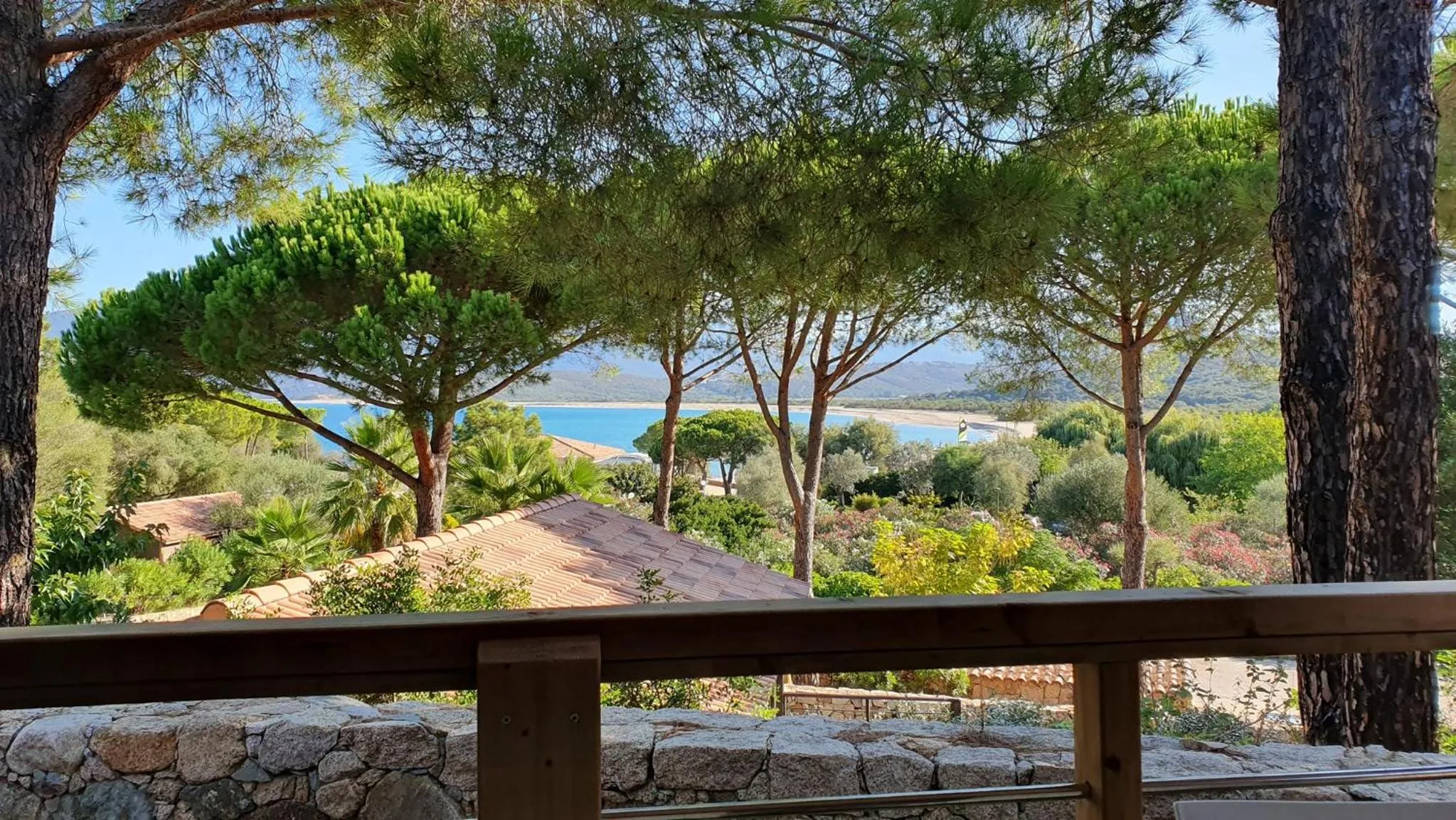 Balcony/Terrace in Résidence & Hotel U Livanti ECOLABEL