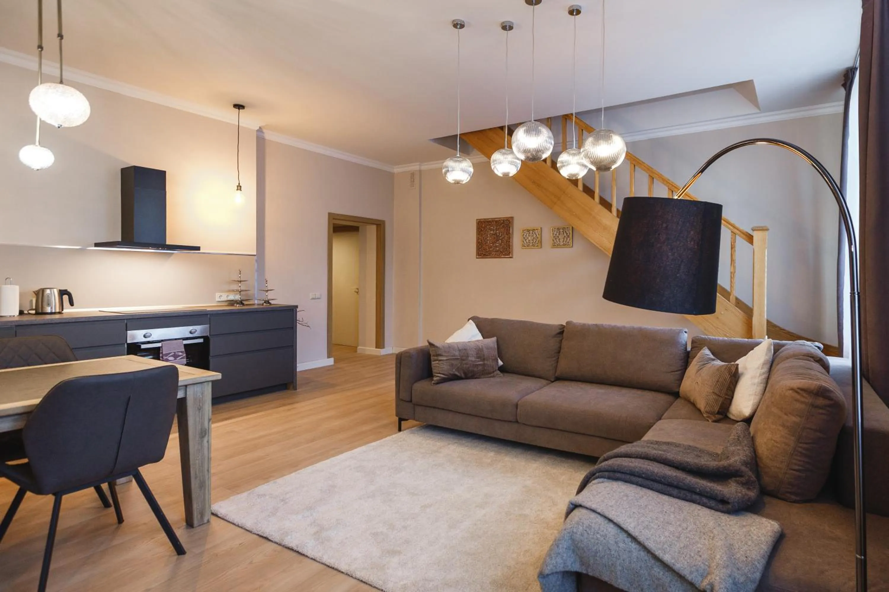 Living room in Bearsleys Downtown Apartments