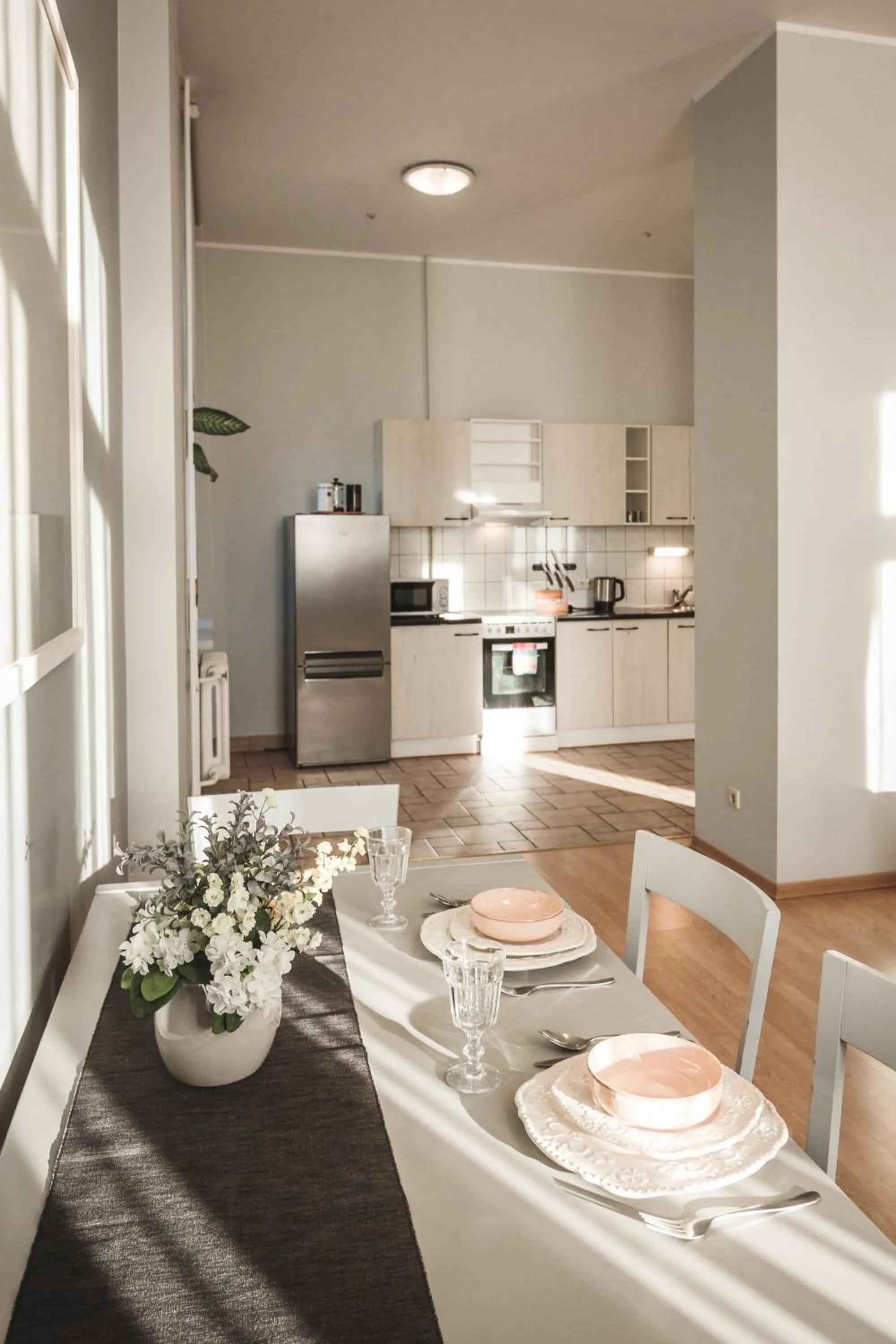 Dining area in Bearsleys Downtown Apartments