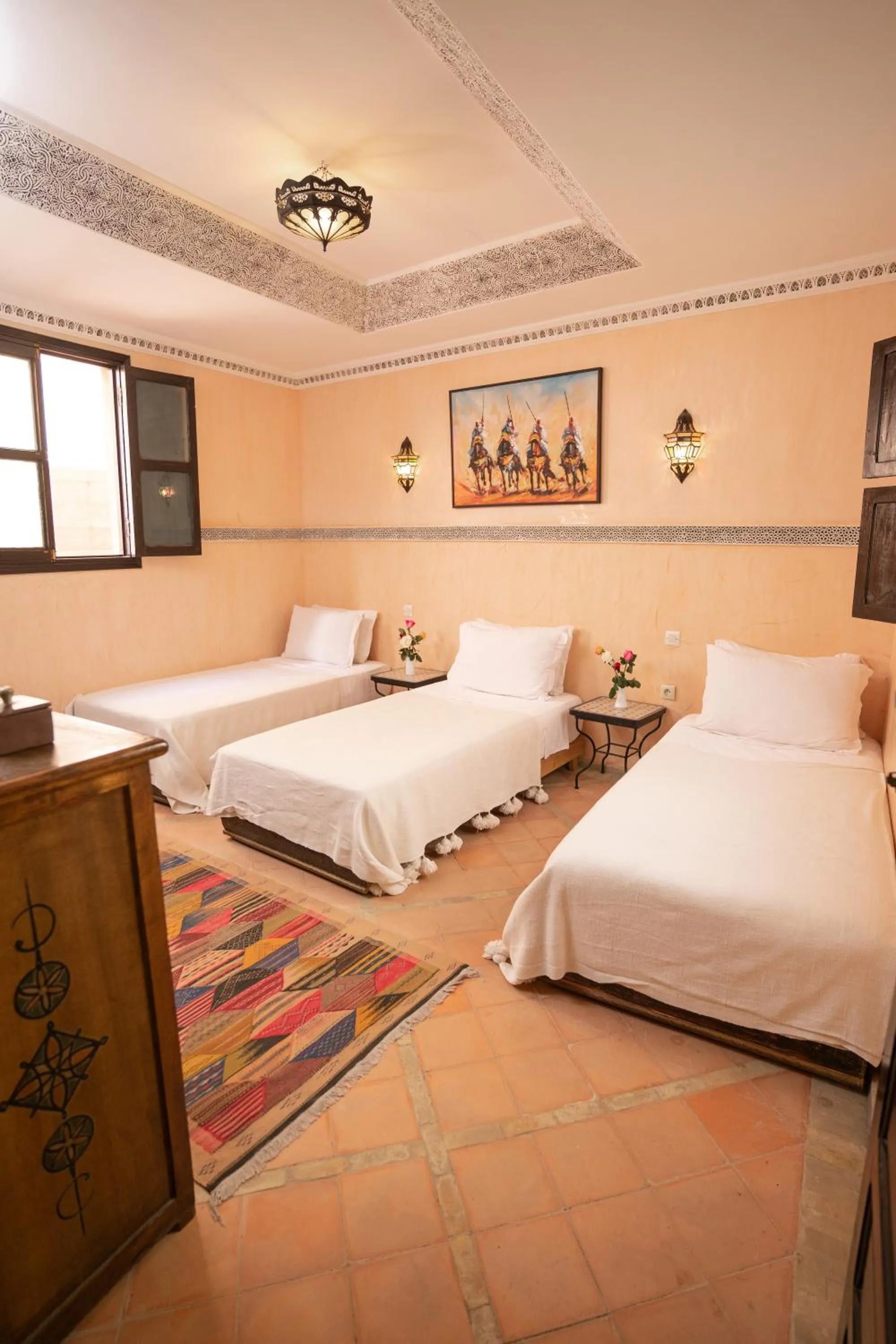 Bed in Riad Atlas Toyours