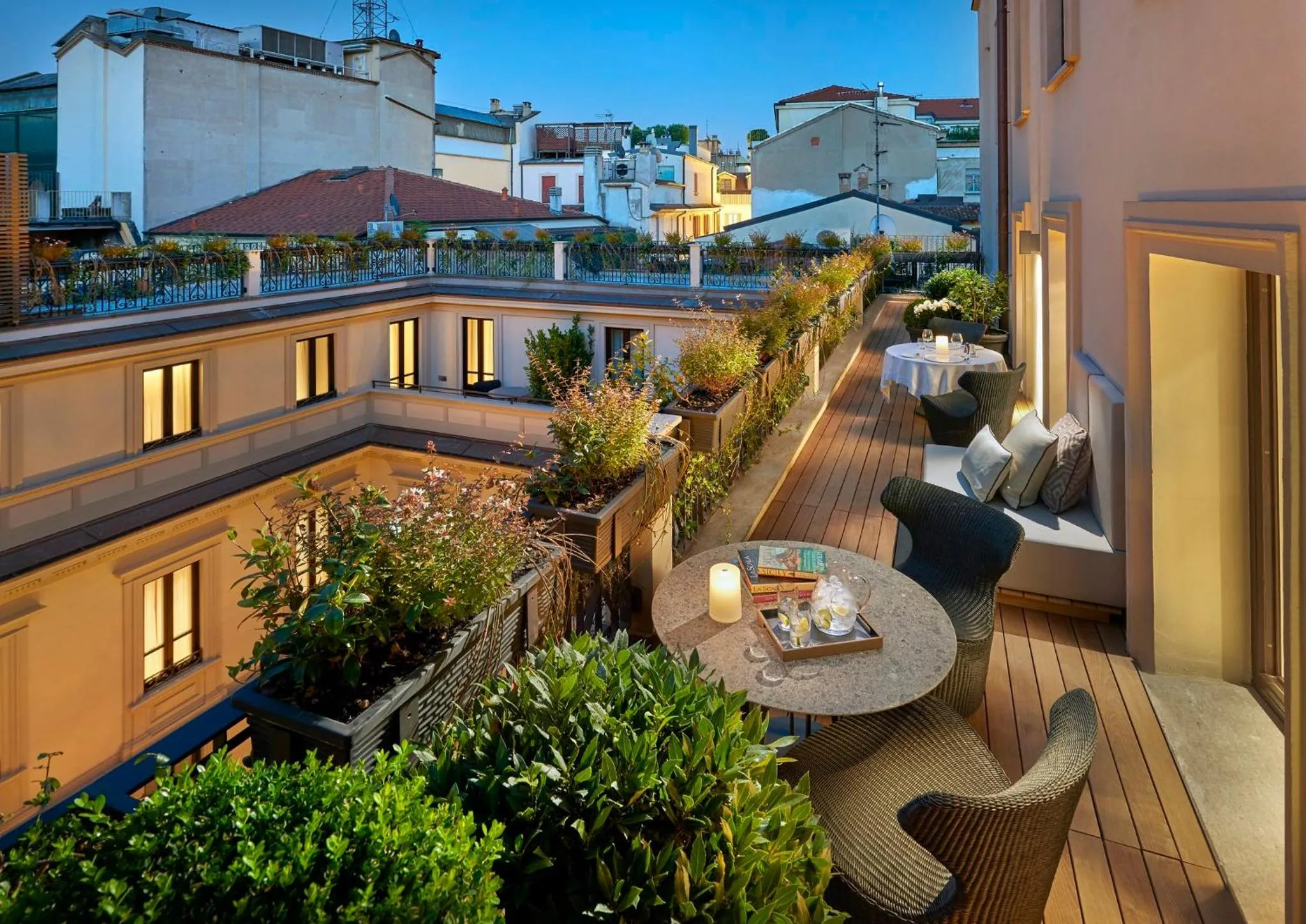 Balcony/Terrace in Mandarin Oriental, Milan