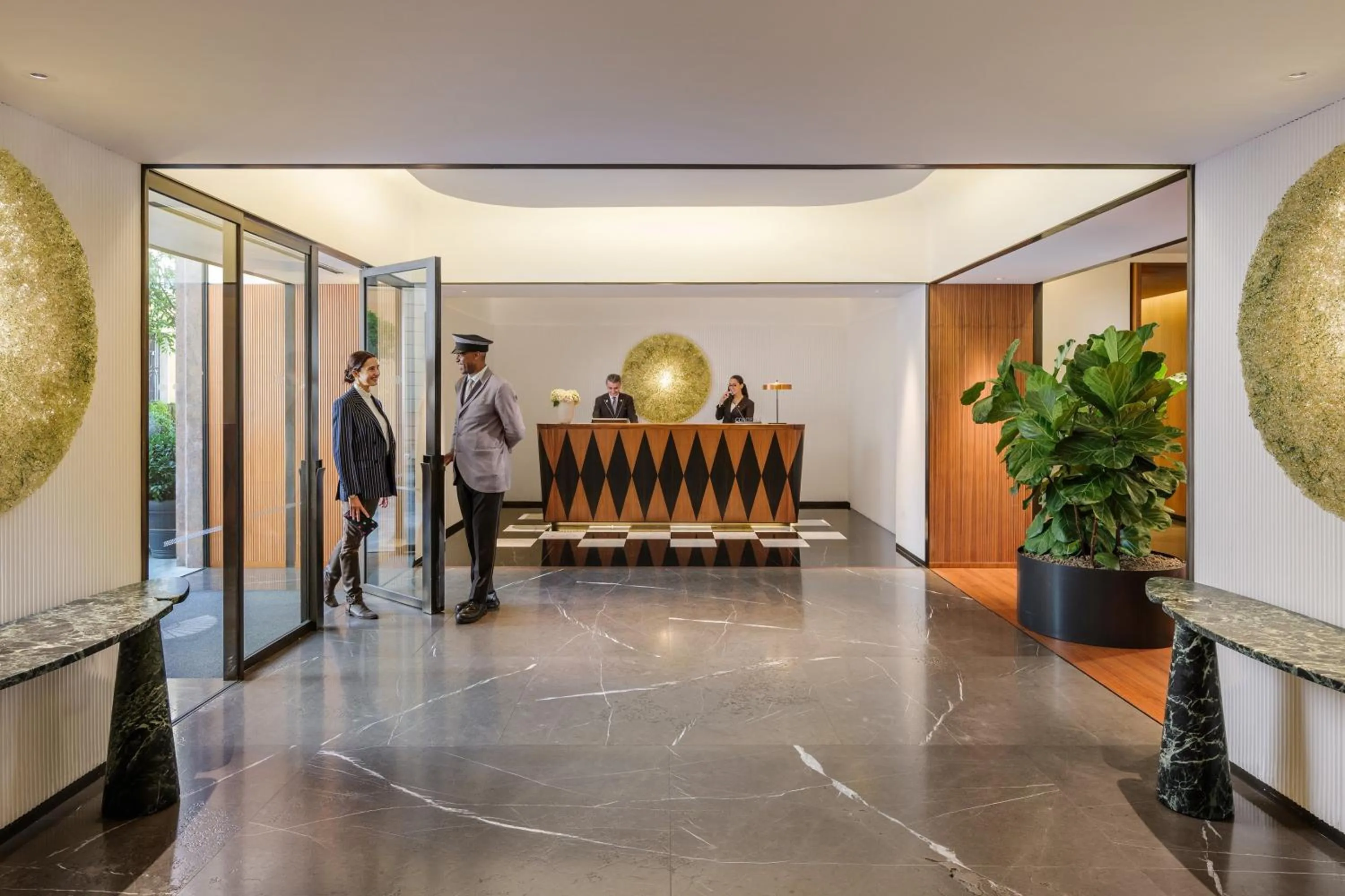 Lobby or reception in Mandarin Oriental, Milan