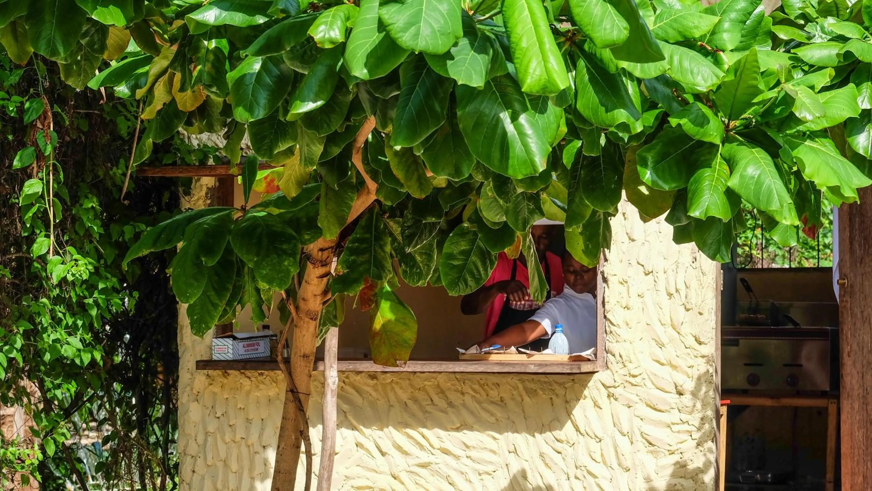 kitchen in Seasons Lodge Zanzibar