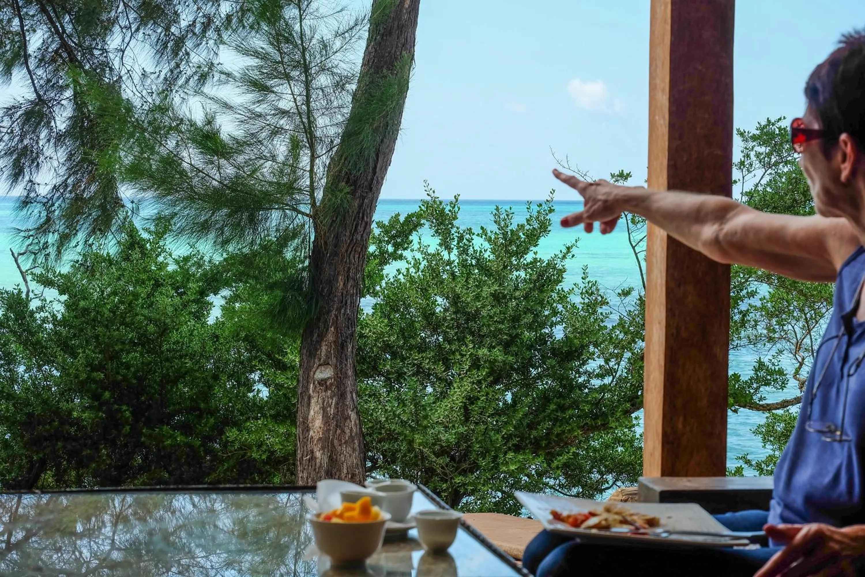 Sea view in Seasons Lodge Zanzibar