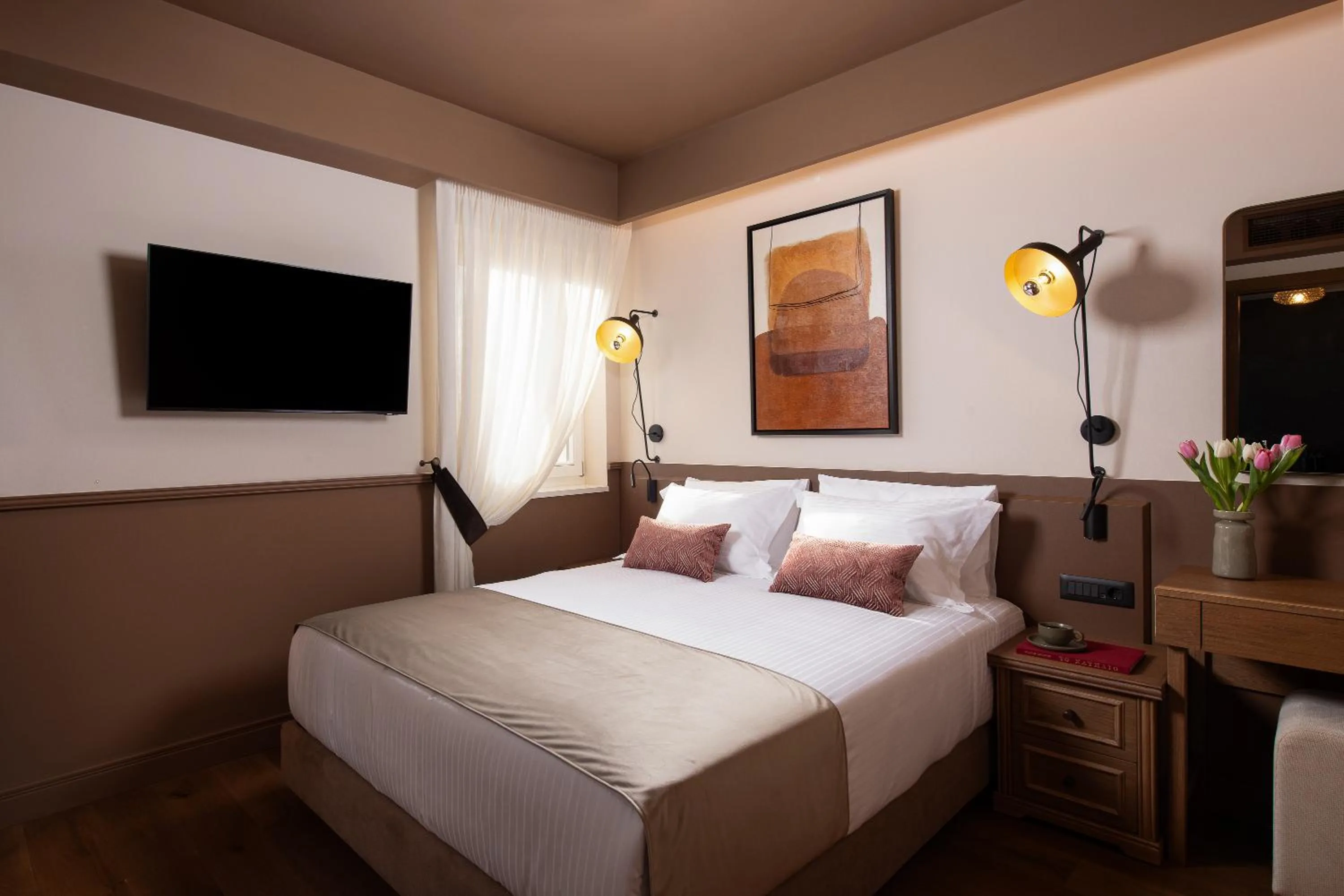 Bed in The K Nest Hotel Nafplio