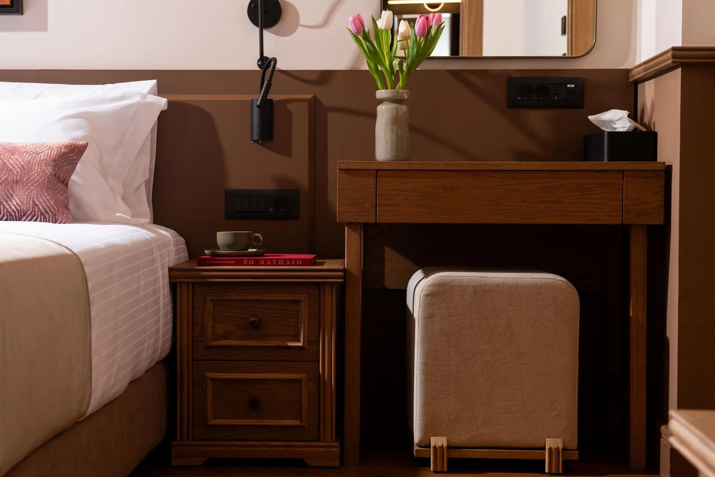 Bed in The K Nest Hotel Nafplio