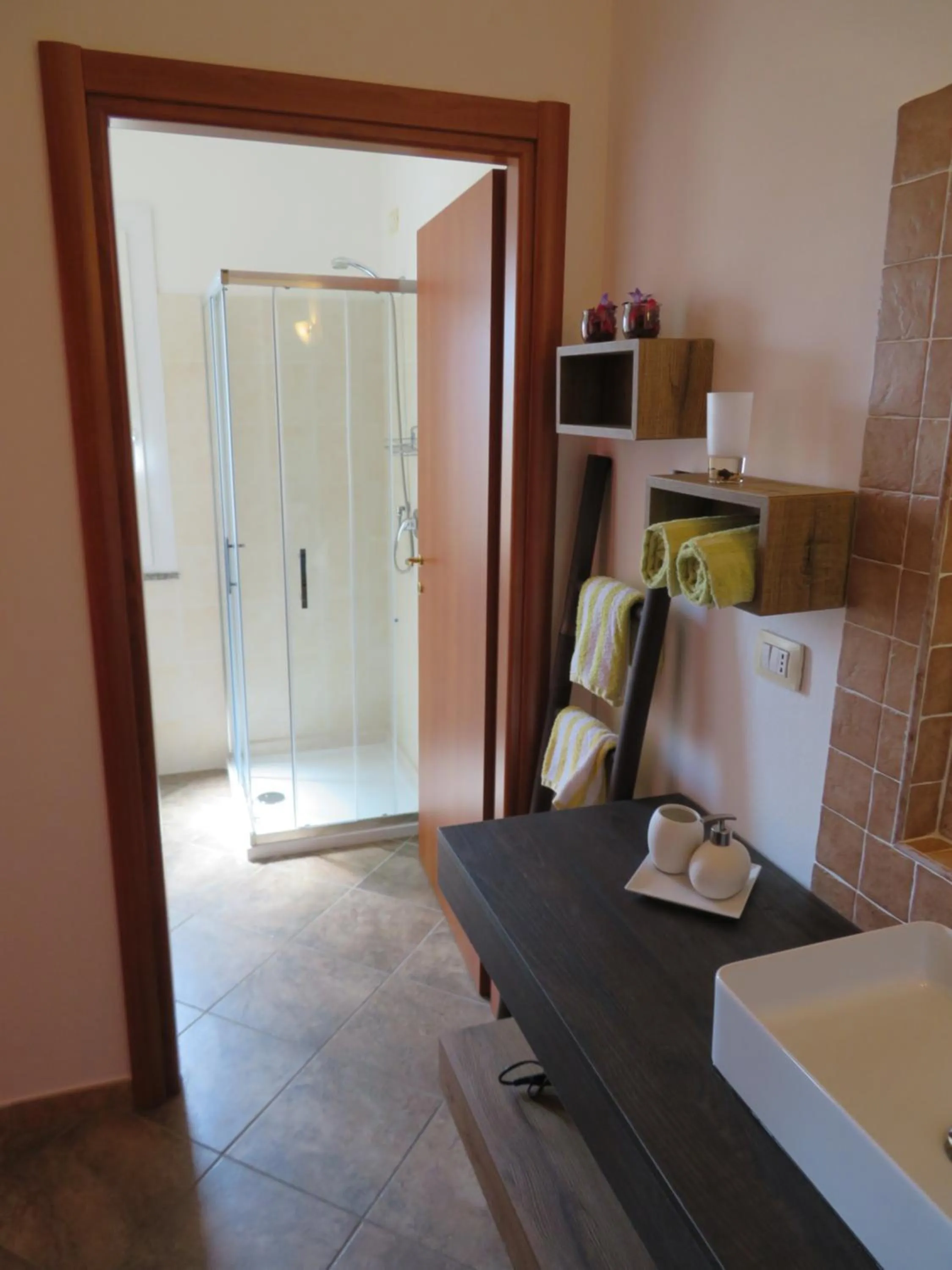 Shower in B&B L'Asfodelo