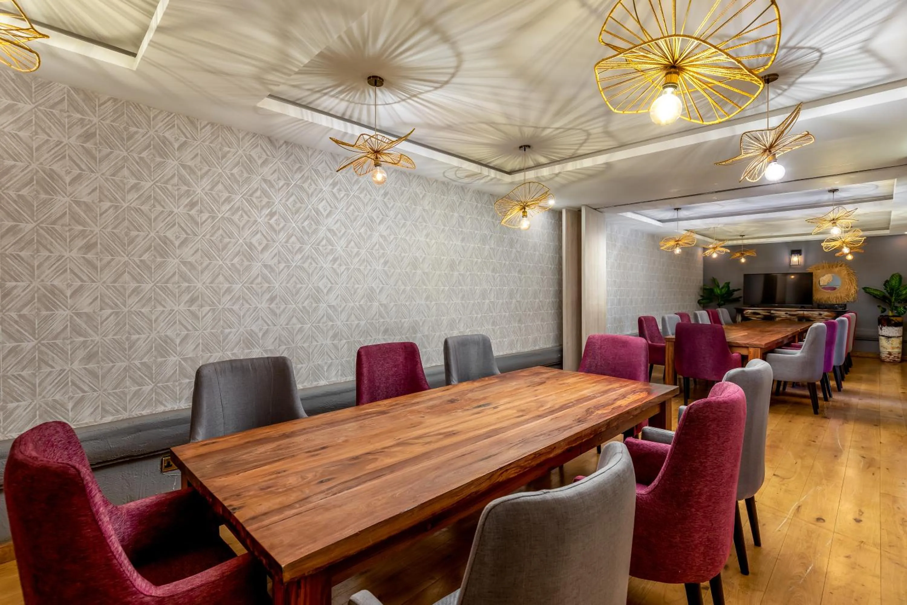 Dining area in The Emin Pasha Hotel & Spa Kampala