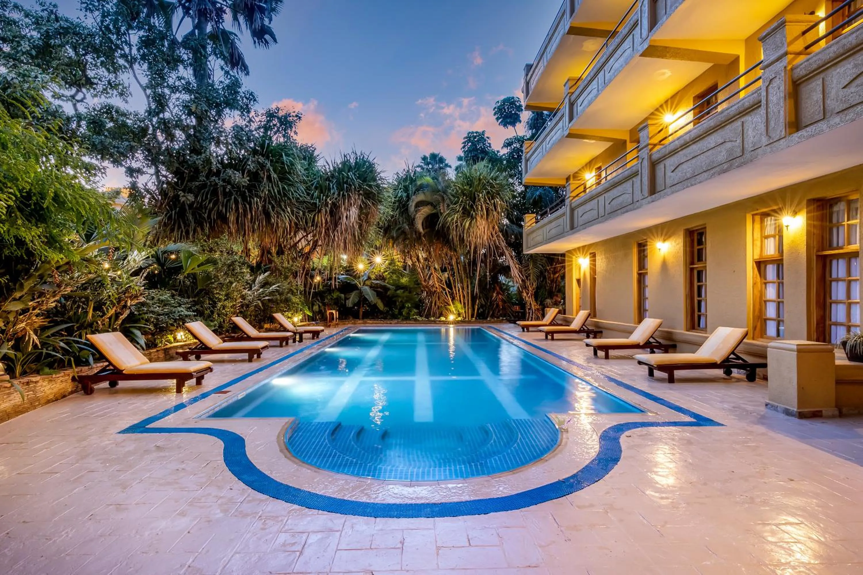 Swimming pool in The Emin Pasha Hotel & Spa Kampala