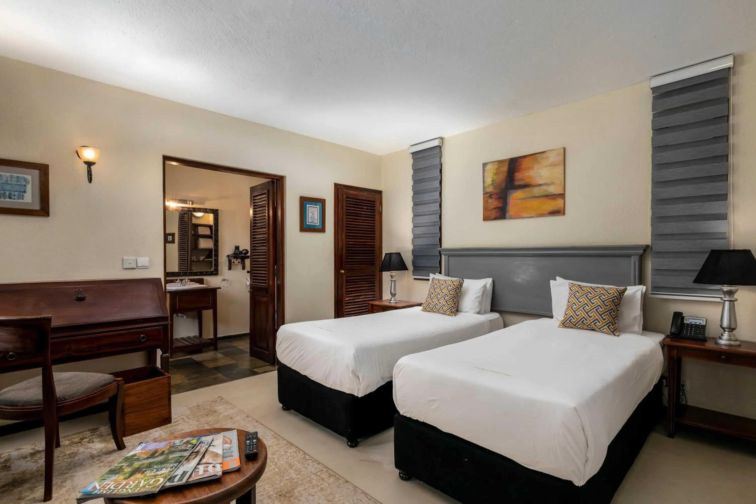 Bed in The Emin Pasha Hotel & Spa Kampala