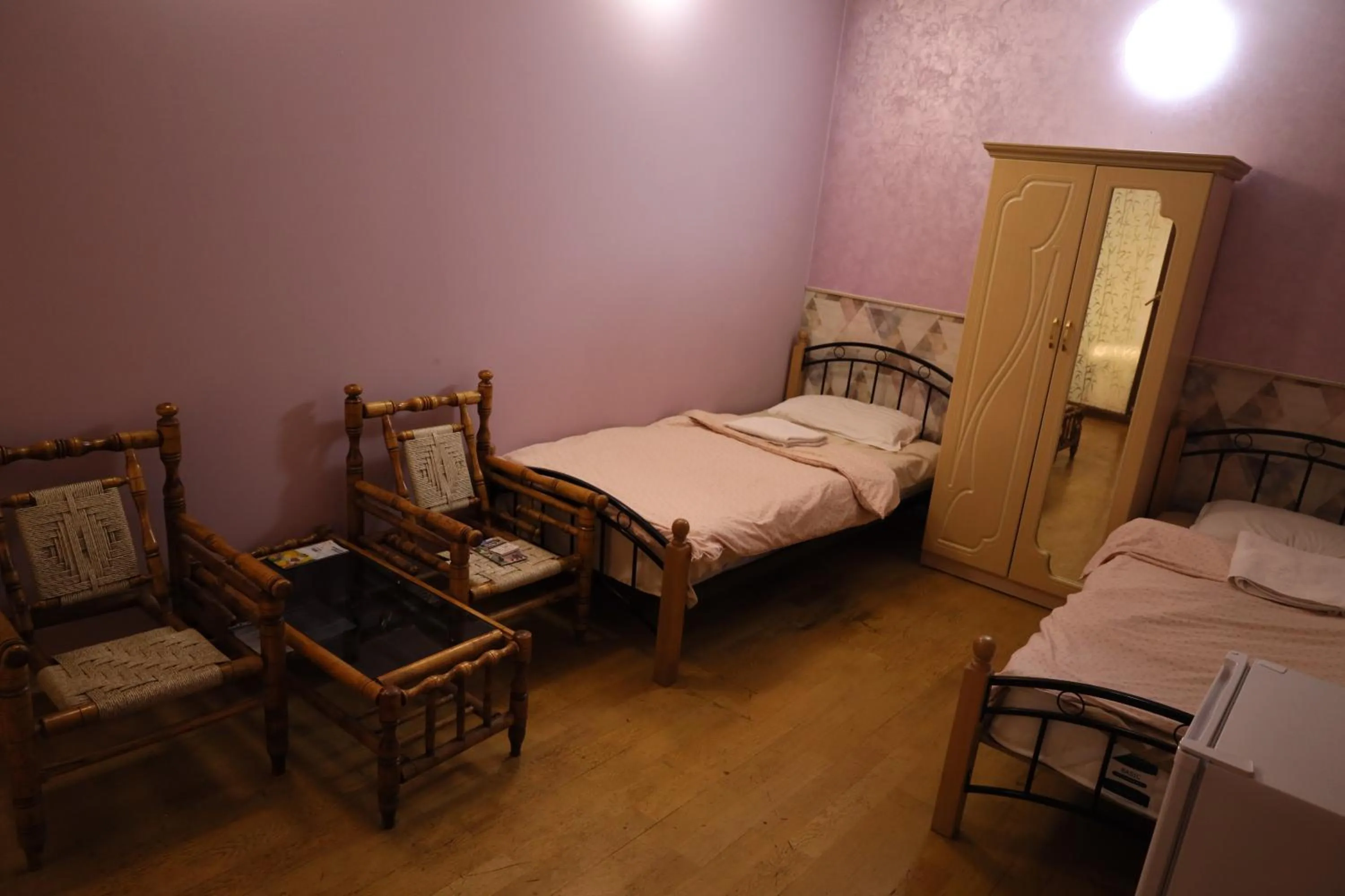 Bed in Art Hotel Yerevan