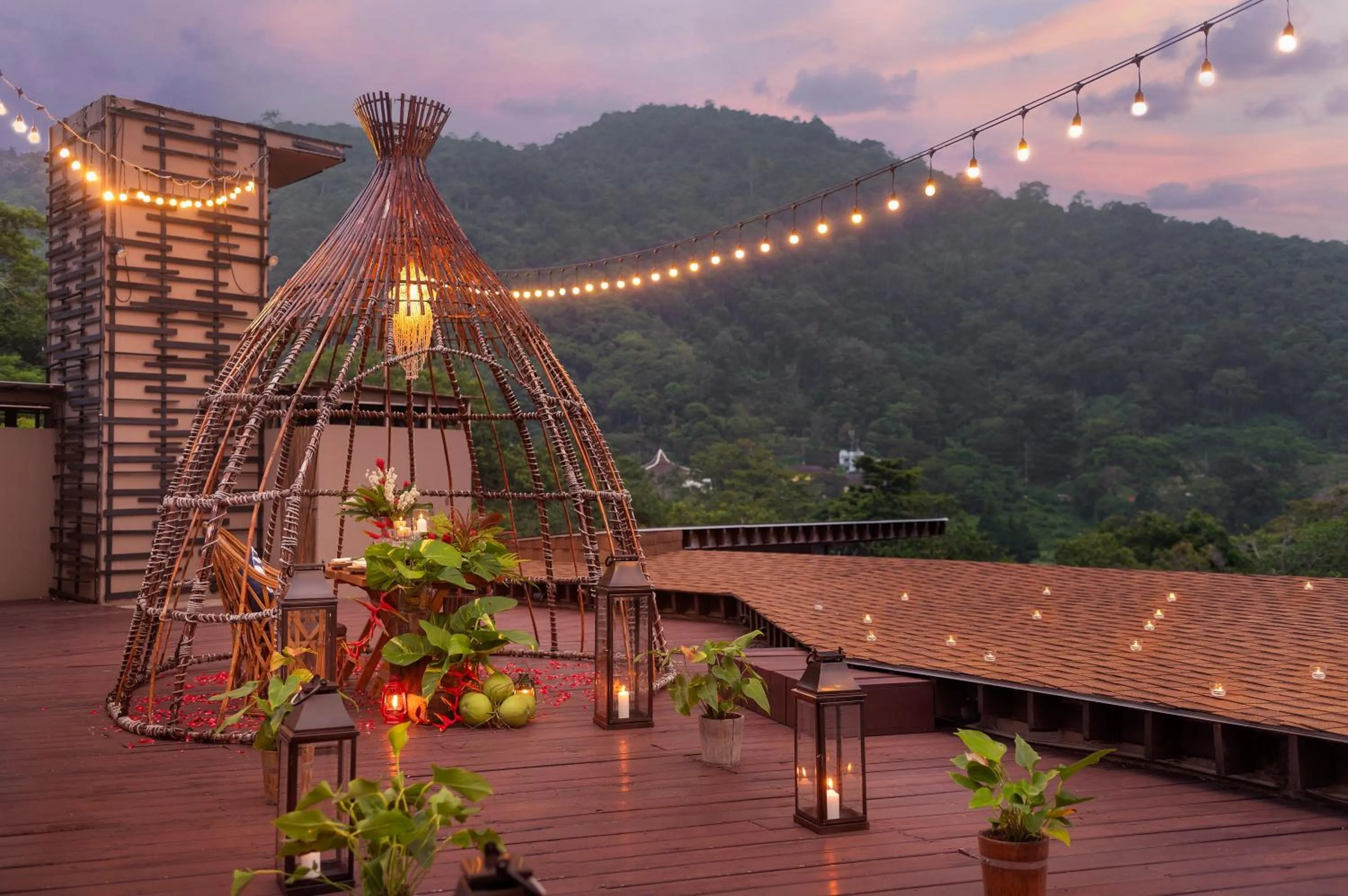 Dining area in Keemala