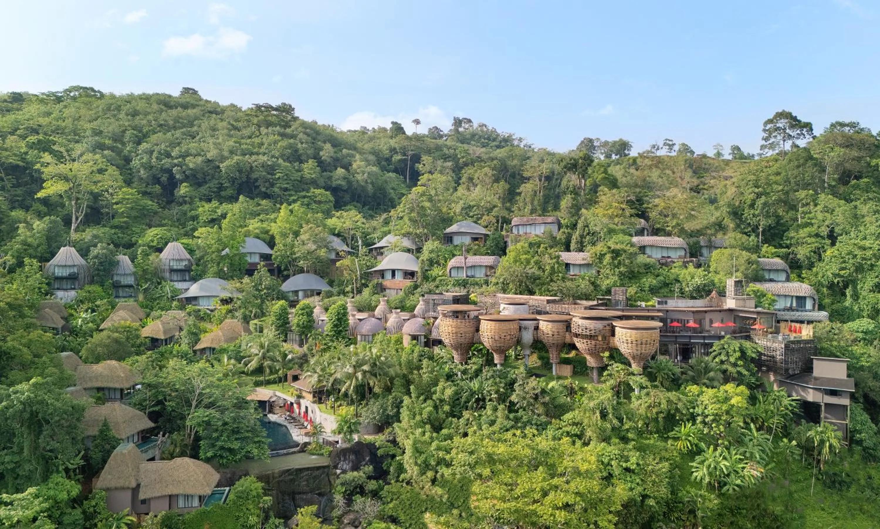 Bird's eye view in Keemala