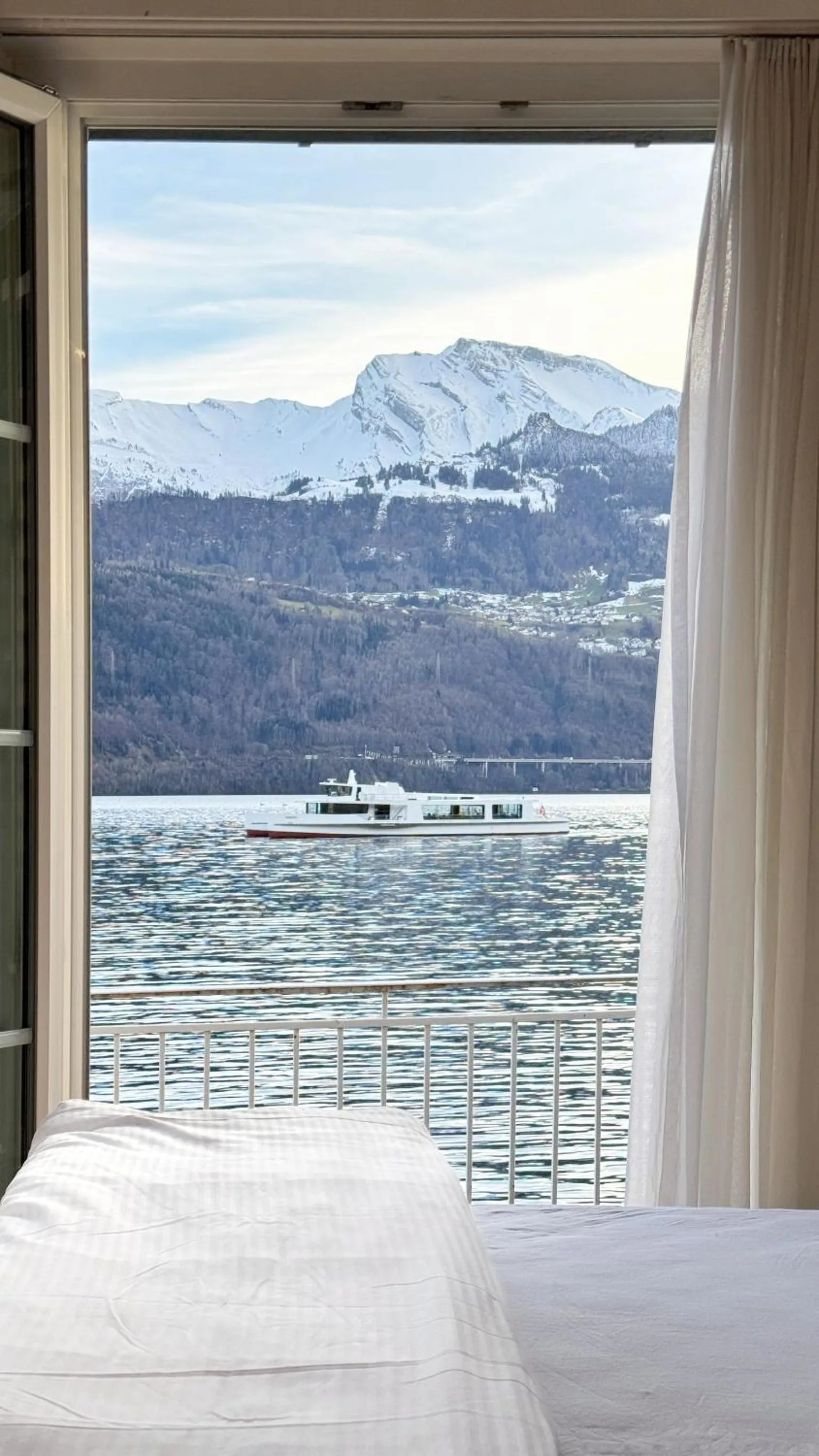 Bed in Seehotel Schwert