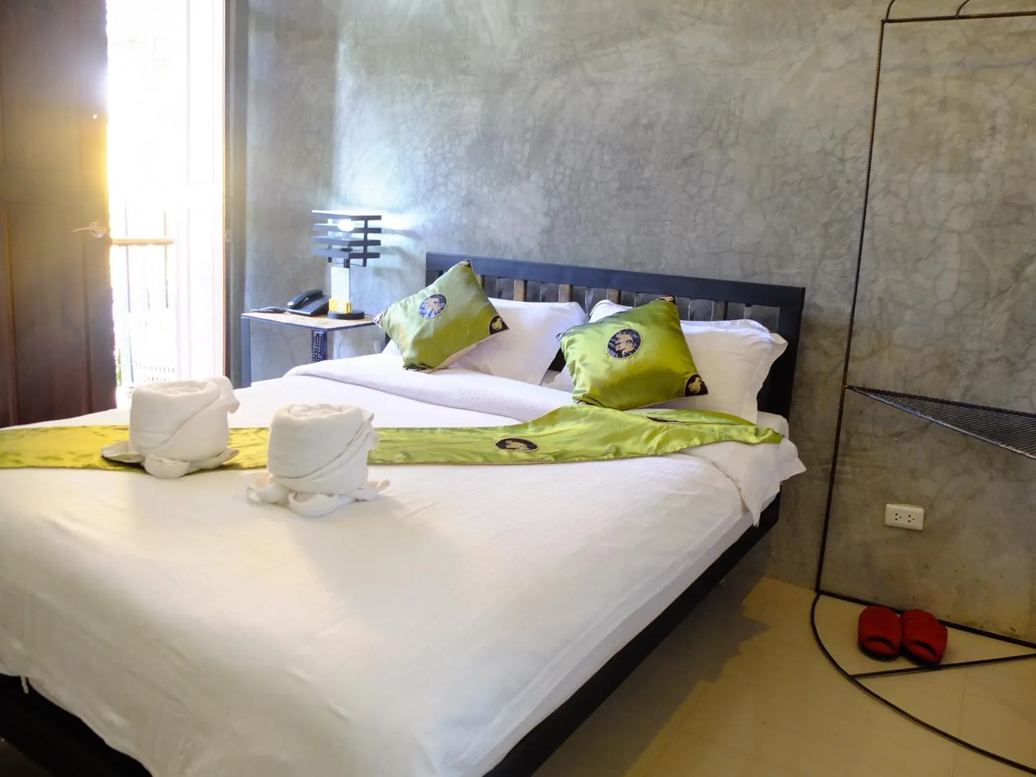 Bed in Hern Lhin Natural Resort