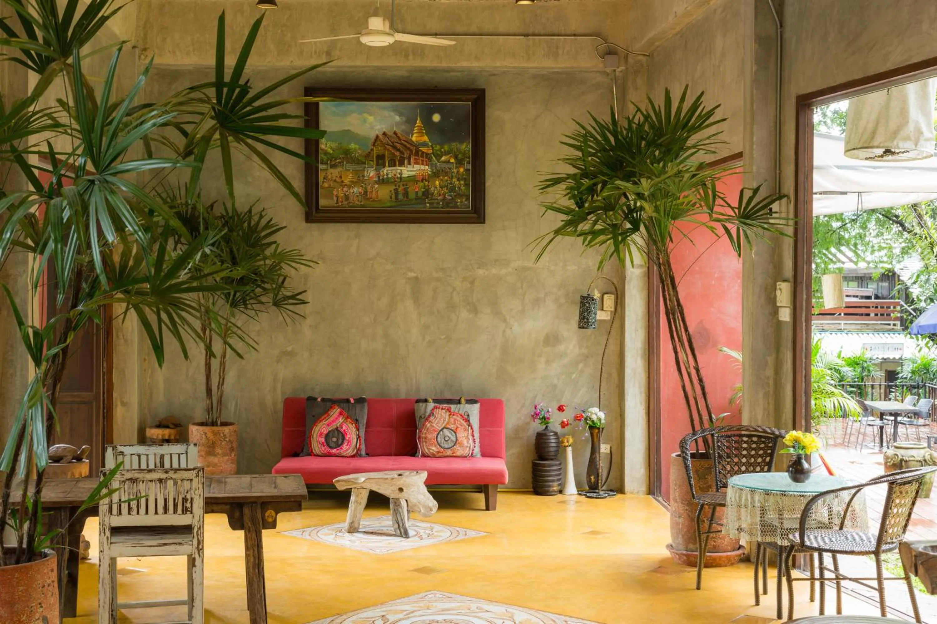 Lobby or reception in Hern Lhin Natural Resort