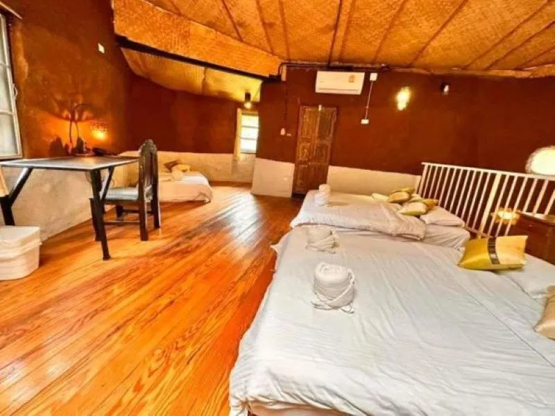 Bed in Hern Lhin Natural Resort