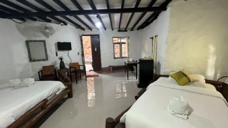 Bed in Hern Lhin Natural Resort