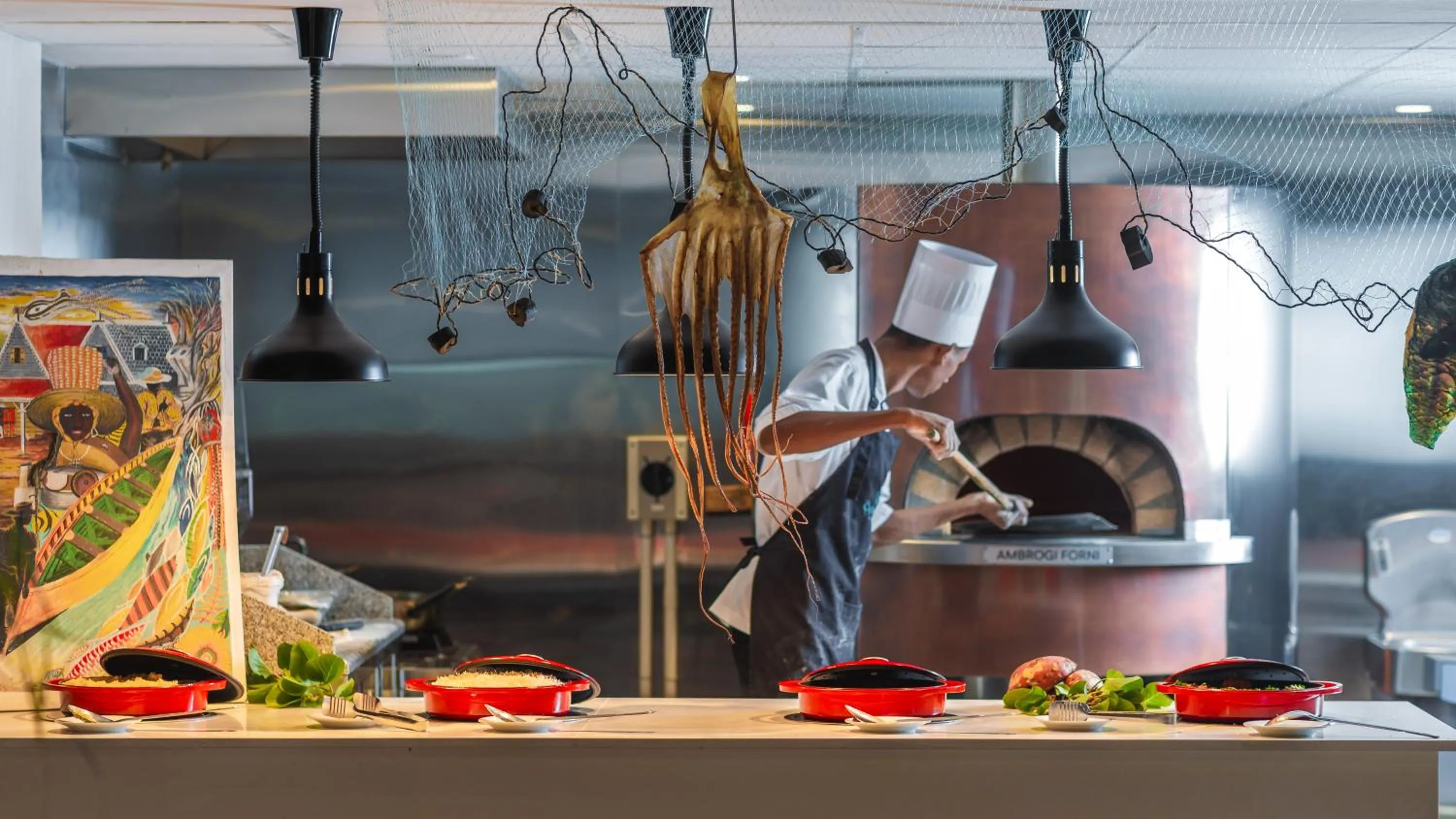Kitchen or kitchenette in Cotton Bay Resort & Spa