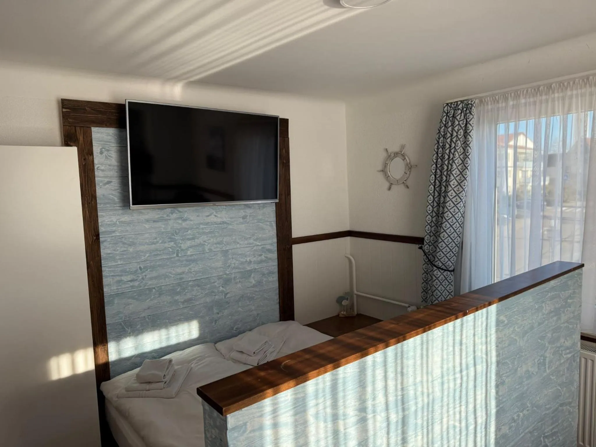 Bed in Hotel Schöne Aussicht renoviert