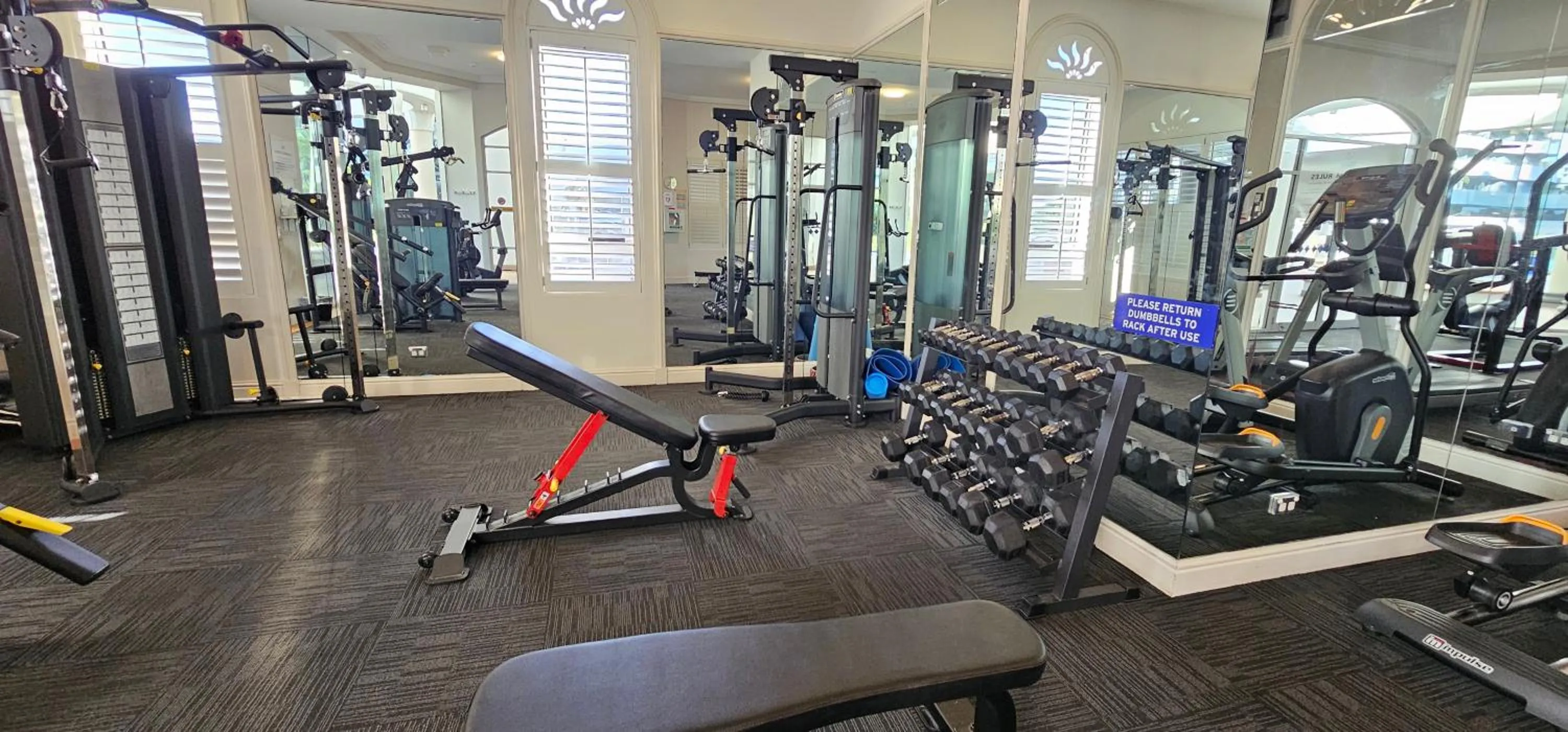 Fitness centre/facilities in Broadbeach Holiday Apartments