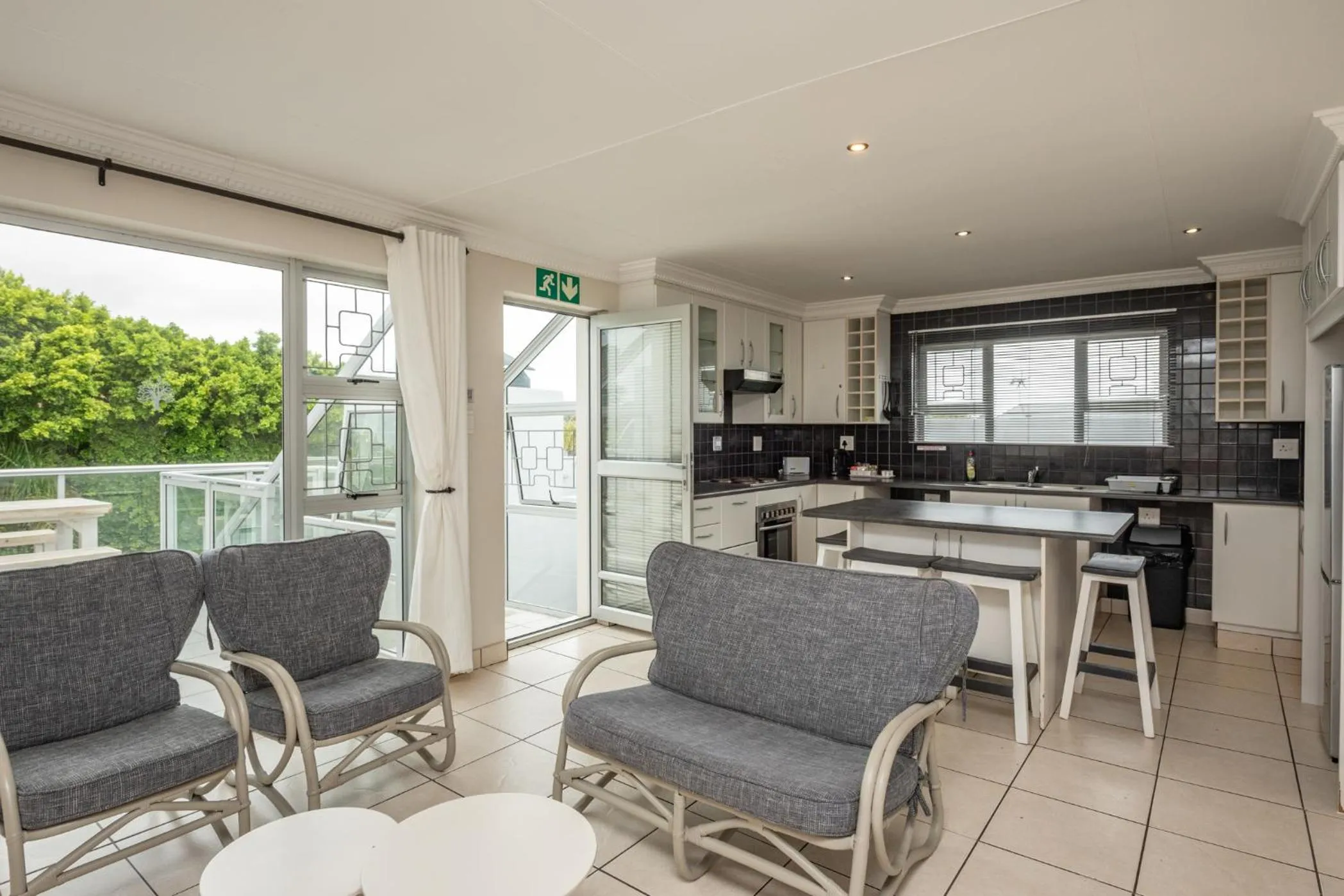 Seating area in Millard Crescent Guest House
