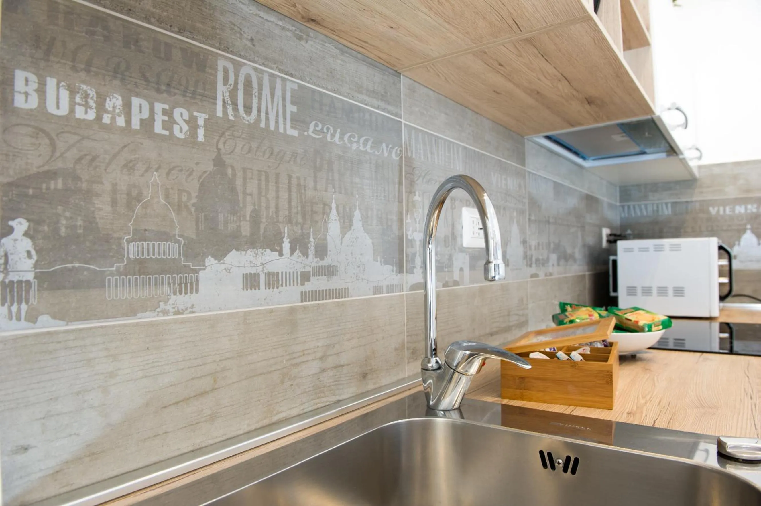 Kitchen or kitchenette in Nido all'Aventino