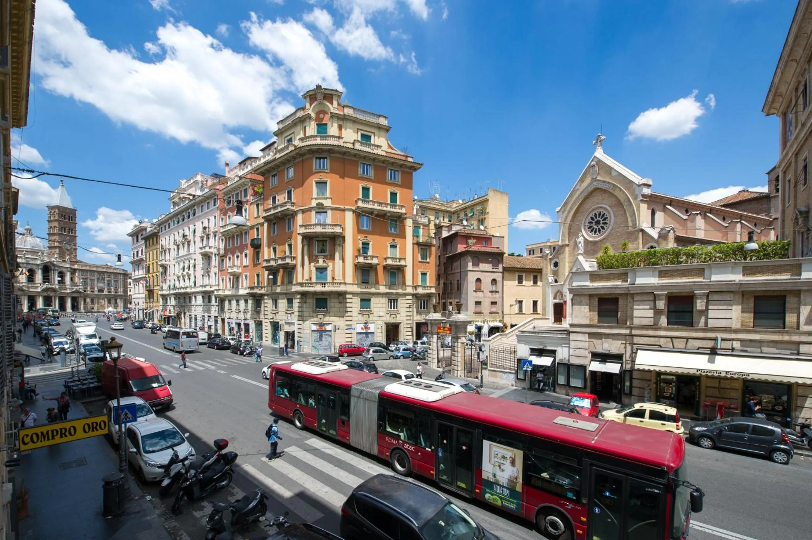 City view in Nido all'Aventino