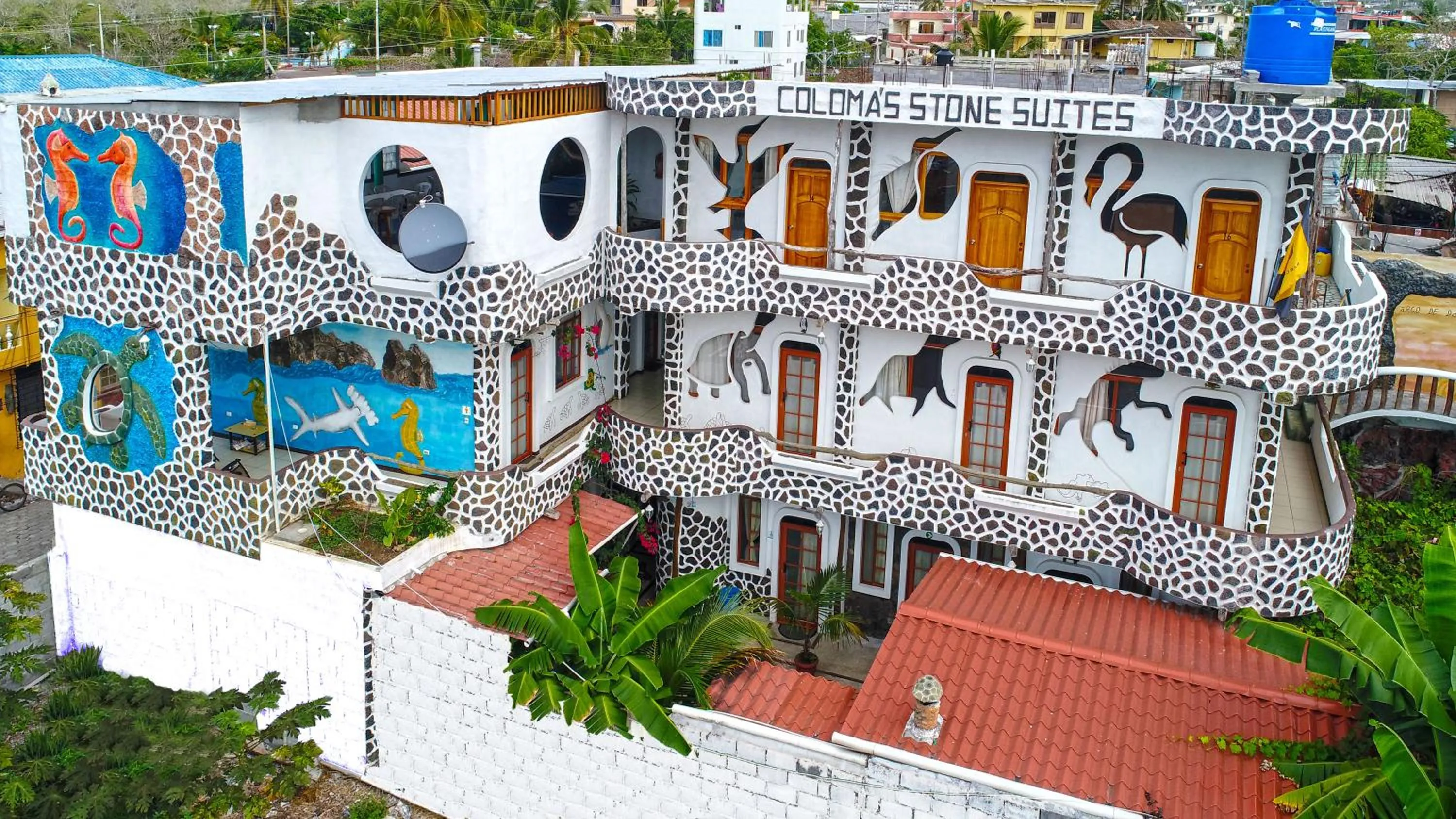 Property building in Hotel Coloma Galapagos