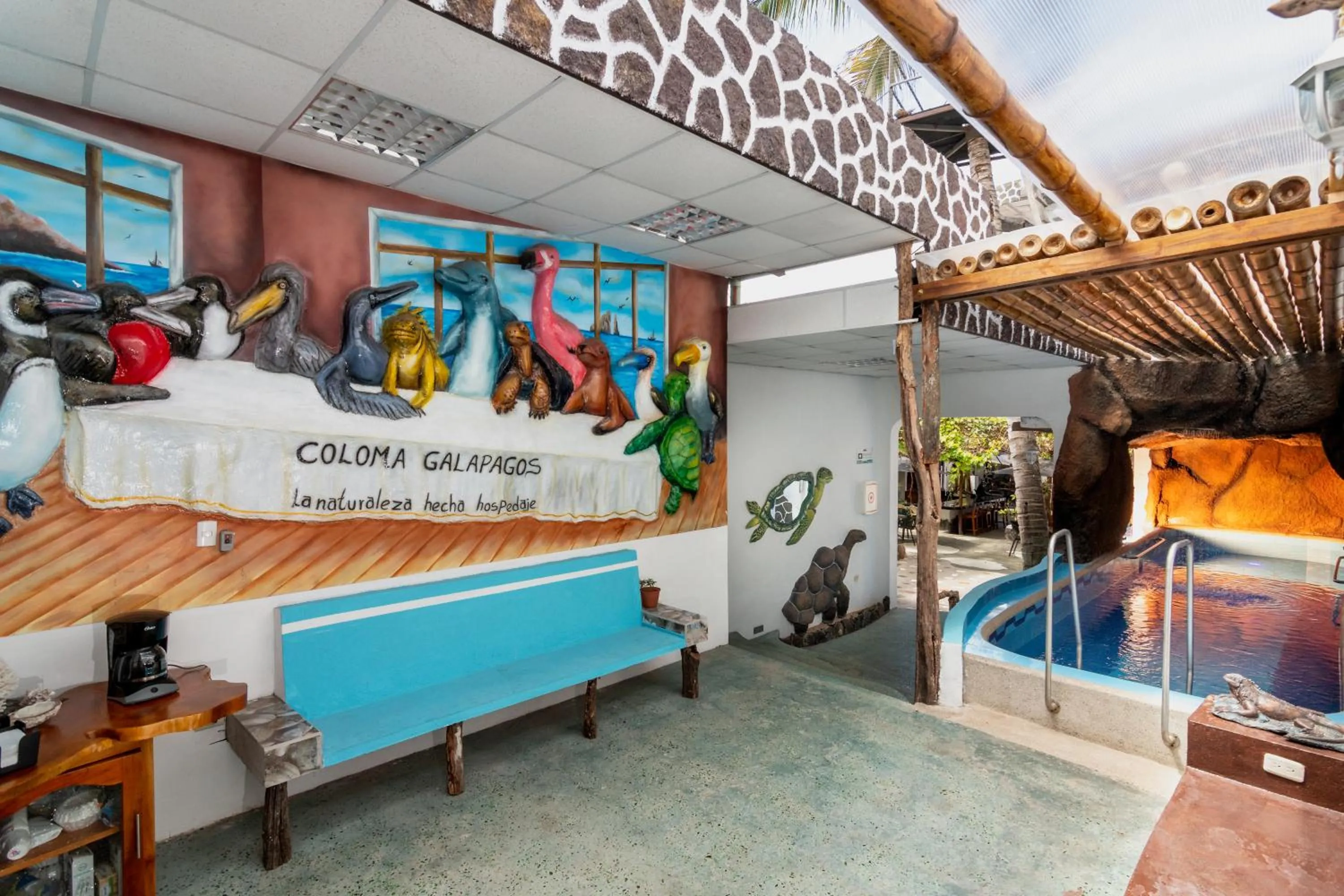 On site in Hotel Coloma Galapagos
