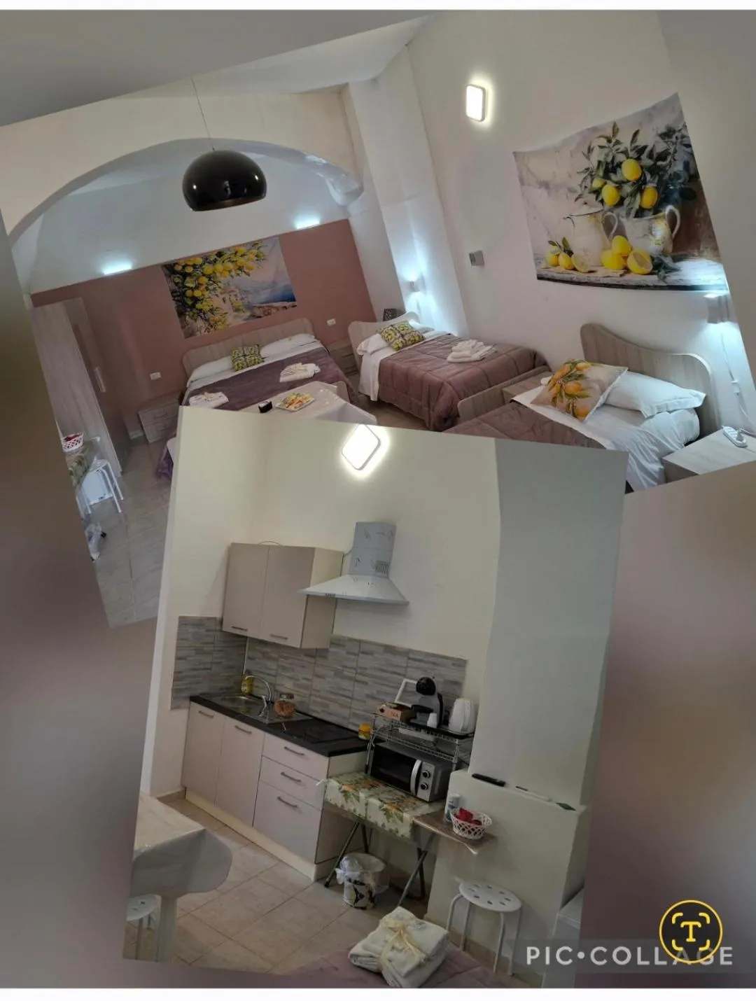 Bedroom in Le Lumìe "Bed, Breakfast end Kitchen in the Room"