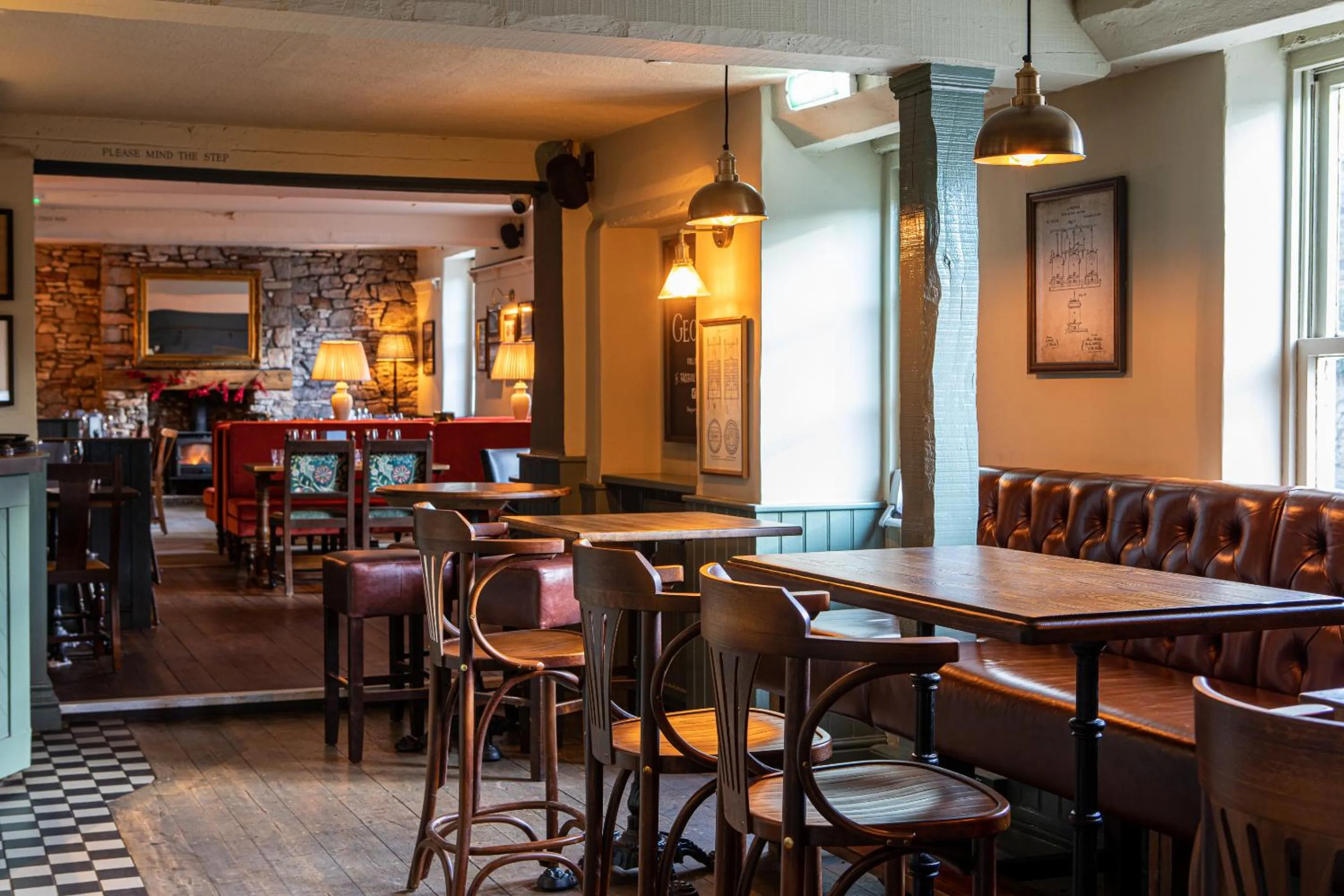 Lounge or bar in The George at Backwell