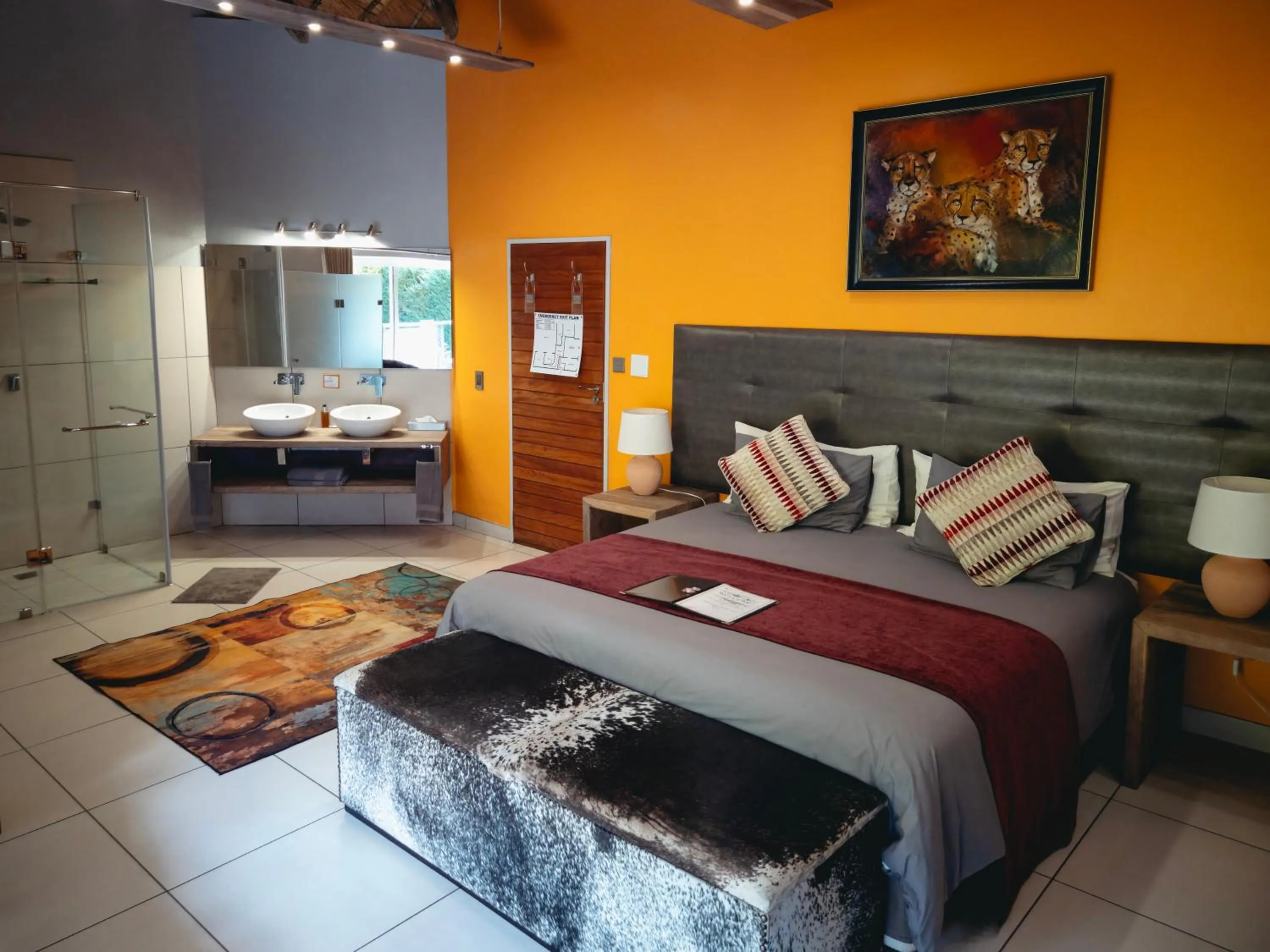 Bed in Highveld Splendour Boutique Bed and Breakfast