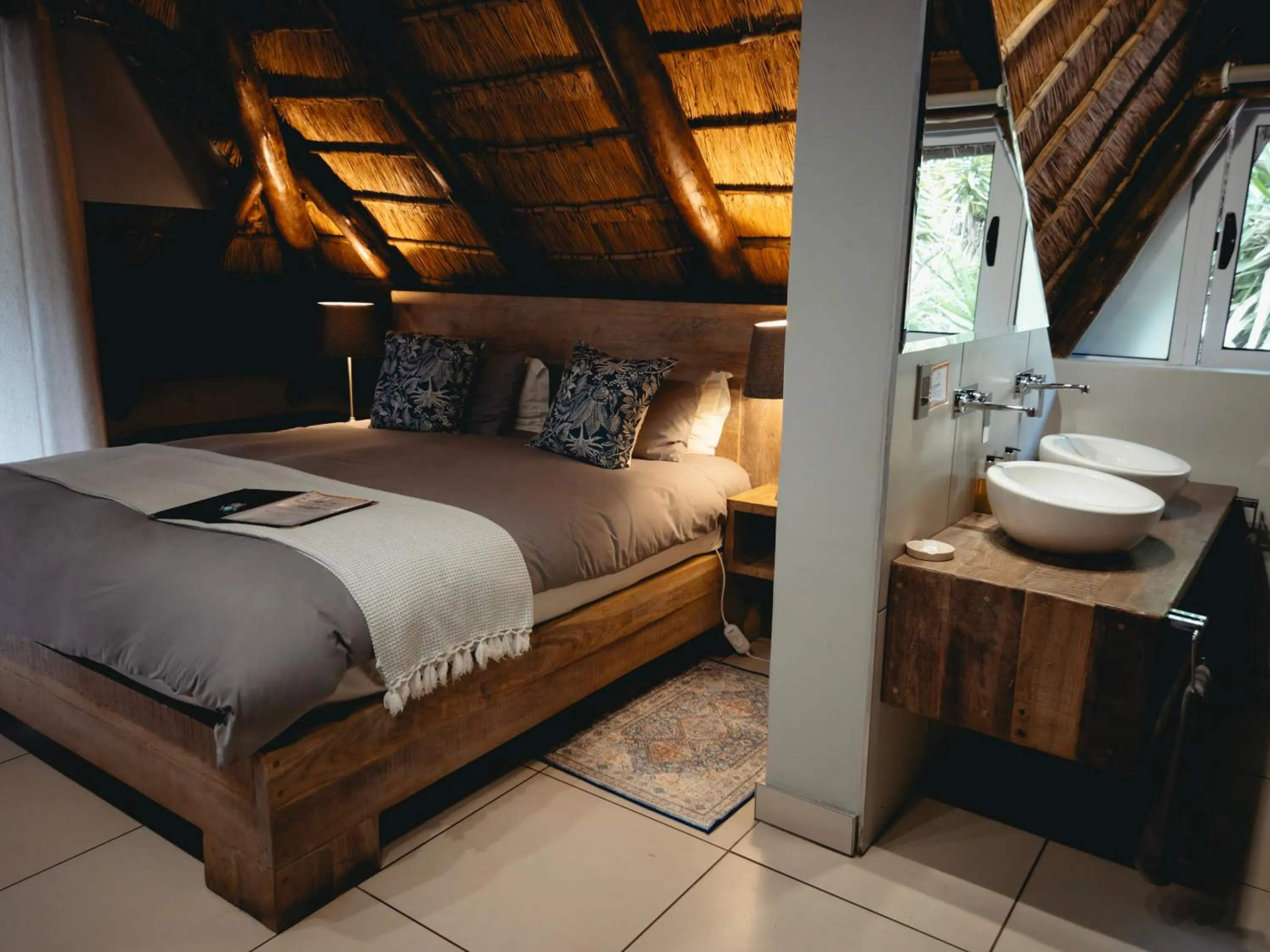 Bed in Highveld Splendour Boutique Bed and Breakfast