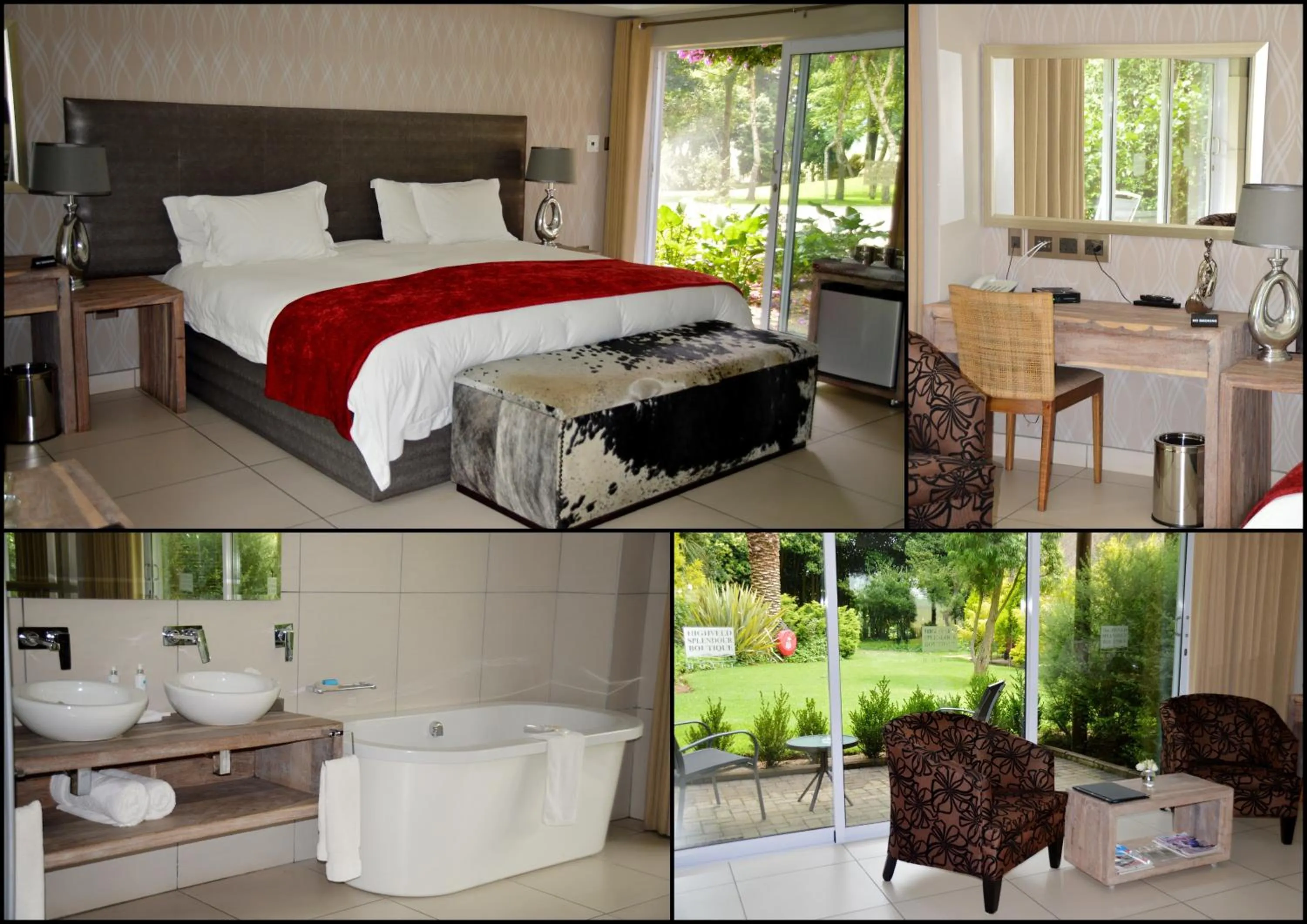Bed in Highveld Splendour Boutique Bed and Breakfast