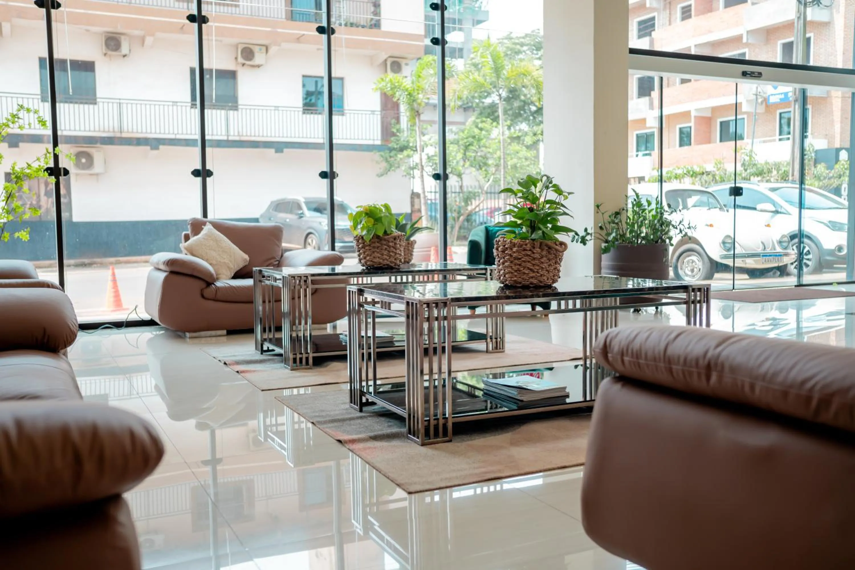 Lobby or reception in Megal Suites Hotel