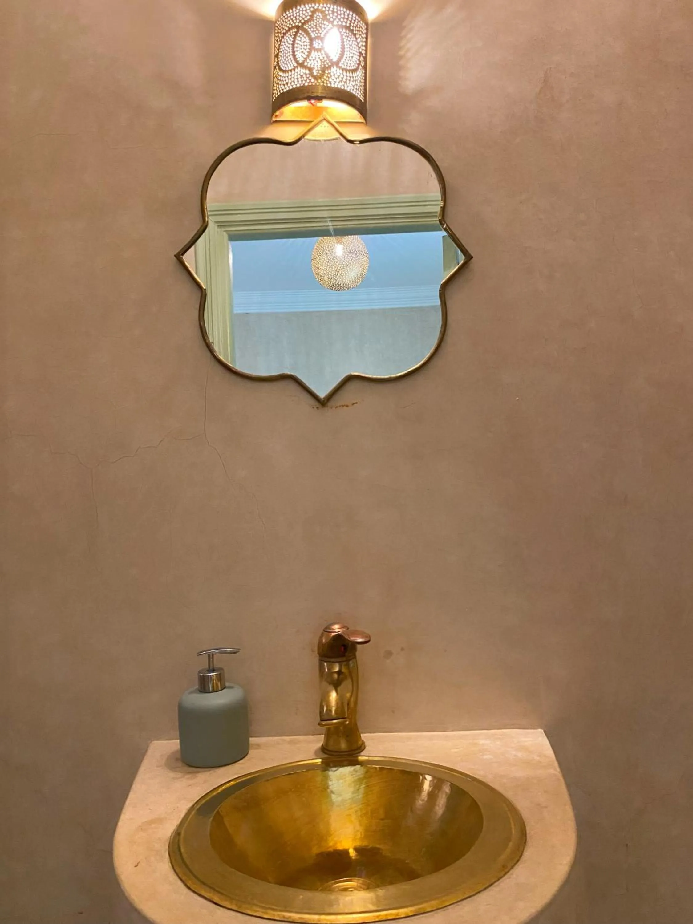 Bathroom in Riad with 3 Swimming Pools