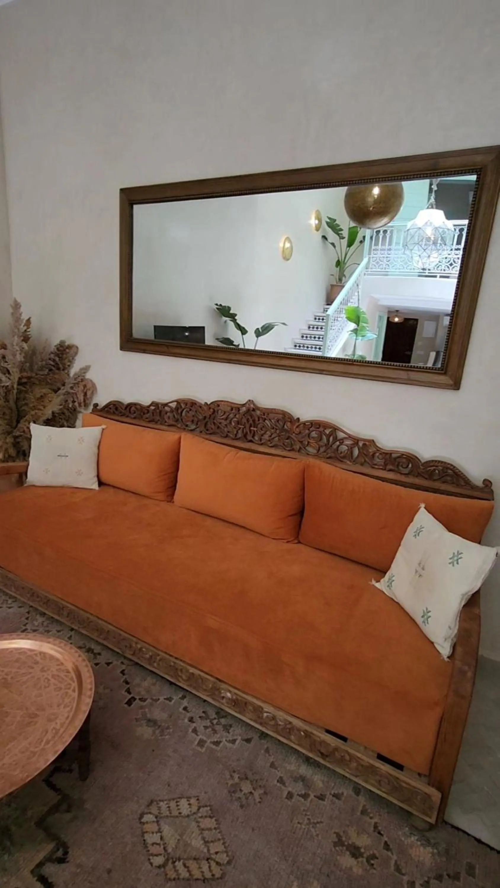 Seating area in Riad with 3 Swimming Pools