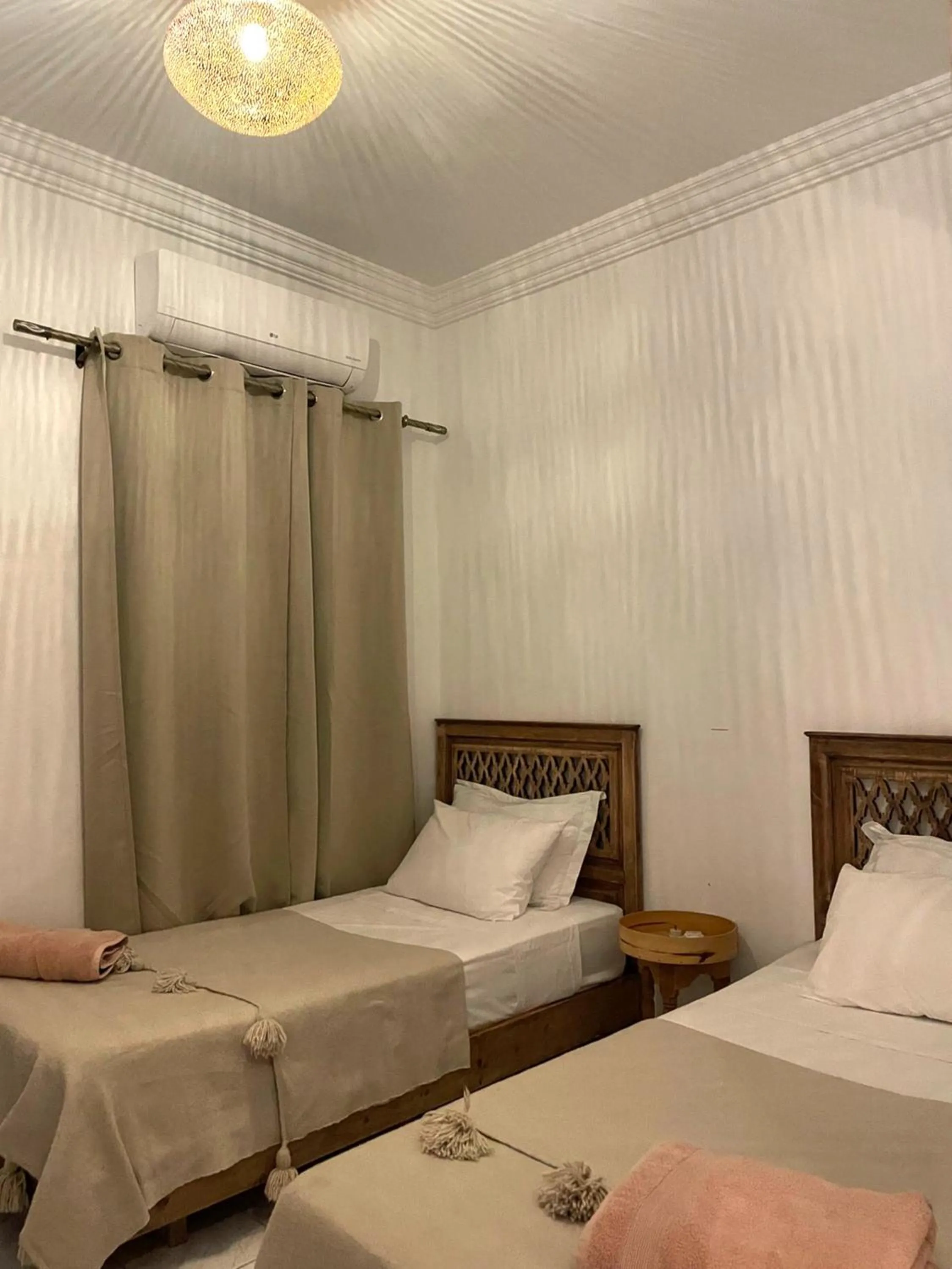 Bedroom, Bed in Riad with 3 Swimming Pools