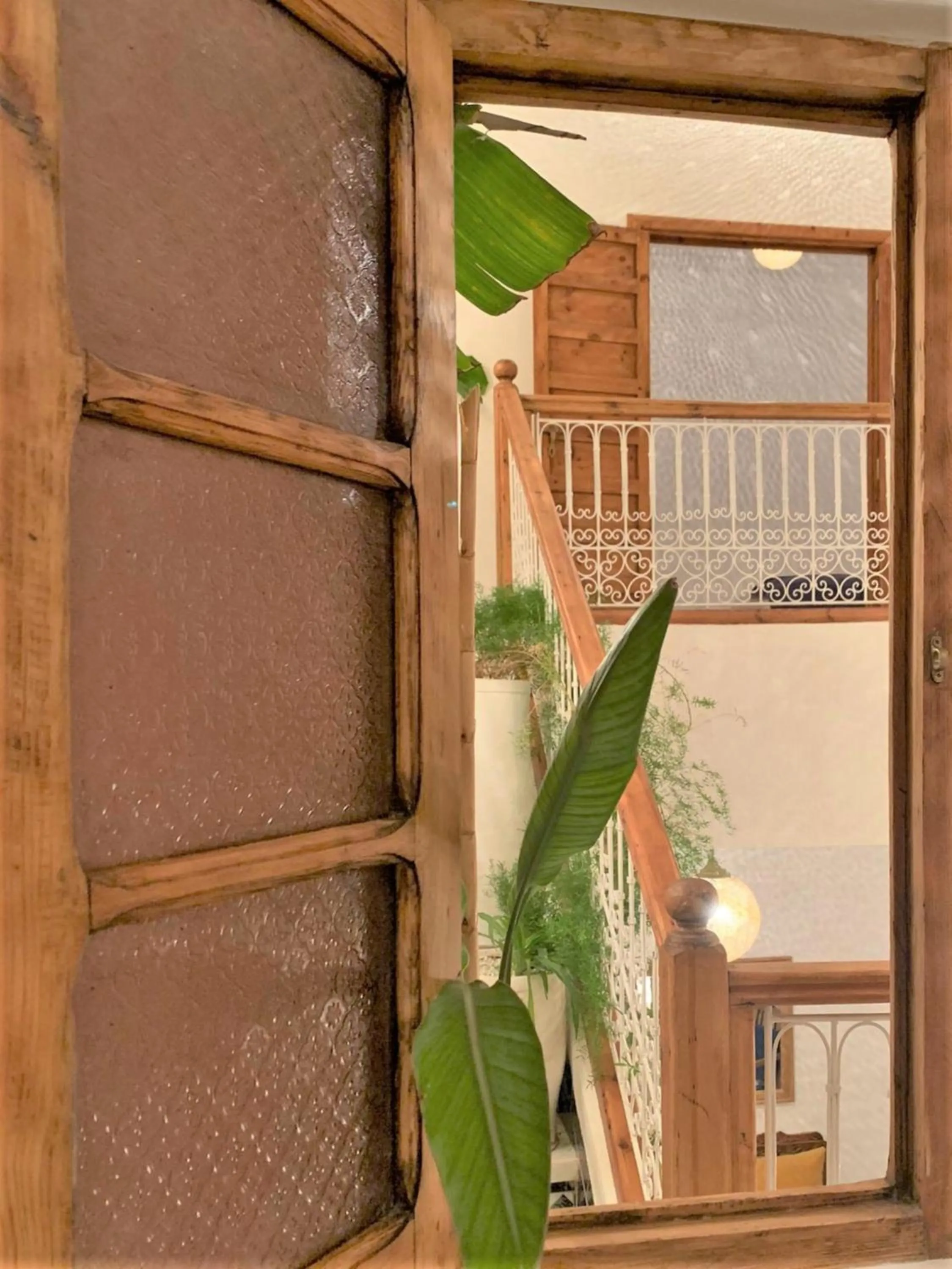 Balcony/Terrace in Riad with 3 Swimming Pools