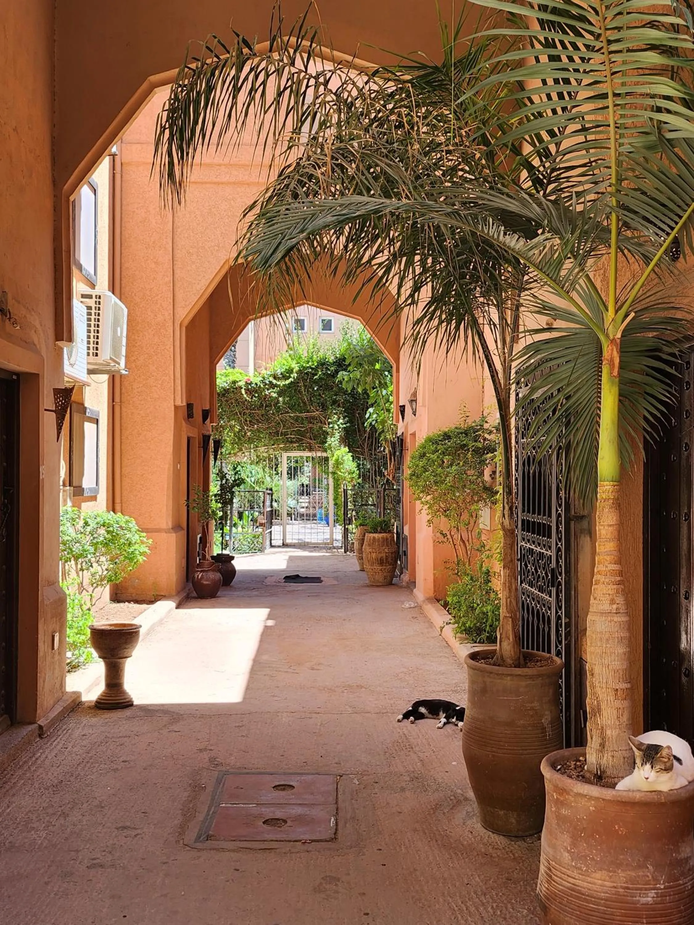 Facade/entrance in Riad with 3 Swimming Pools