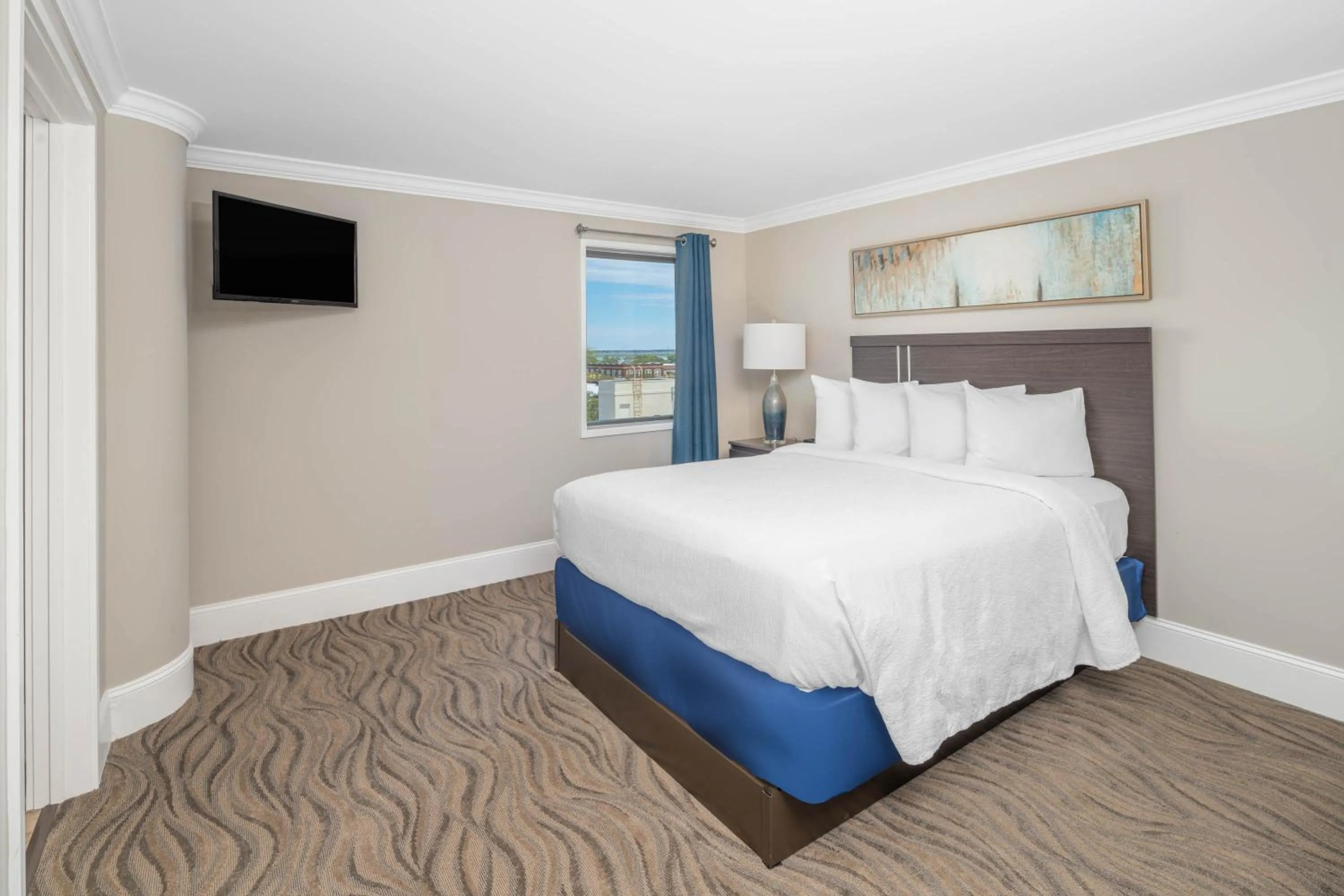 Bedroom, Bed in Bask Hotel at Big Rock Landing