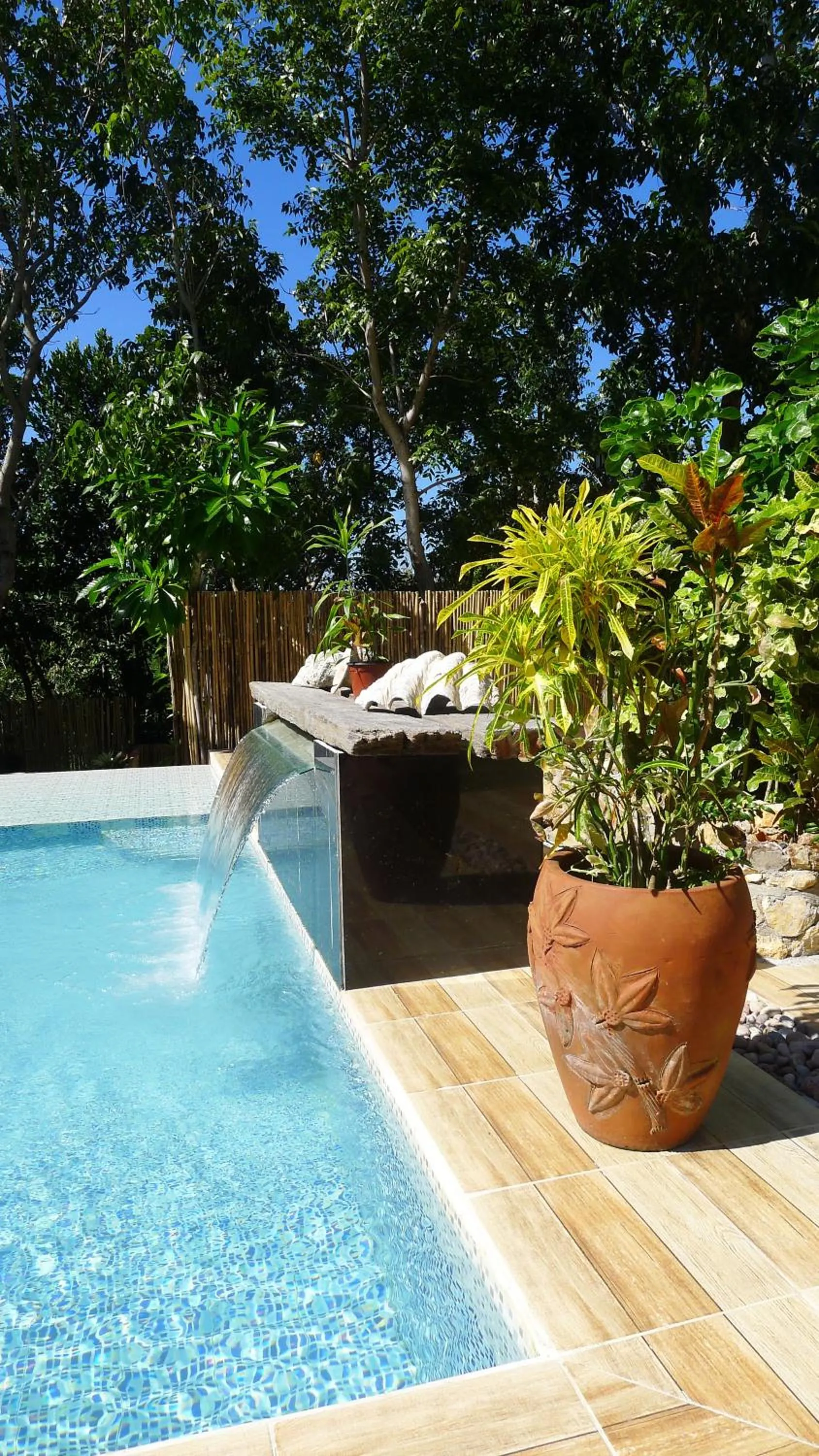 Swimming pool in La Estancia Busuanga