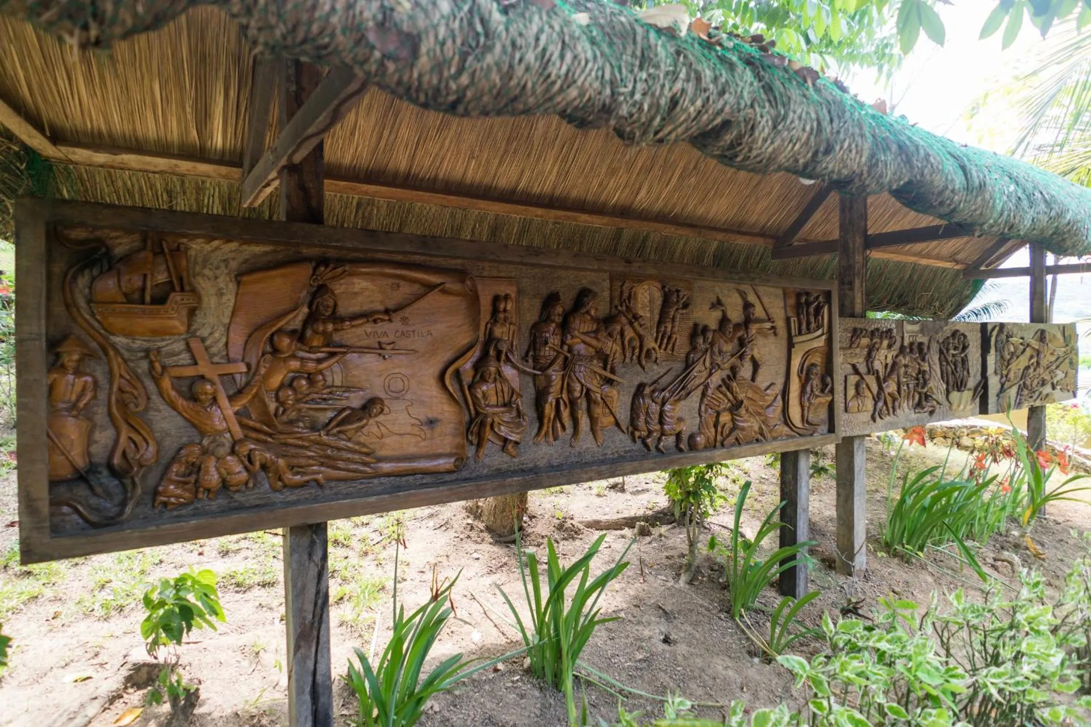 Decorative detail in La Estancia Busuanga
