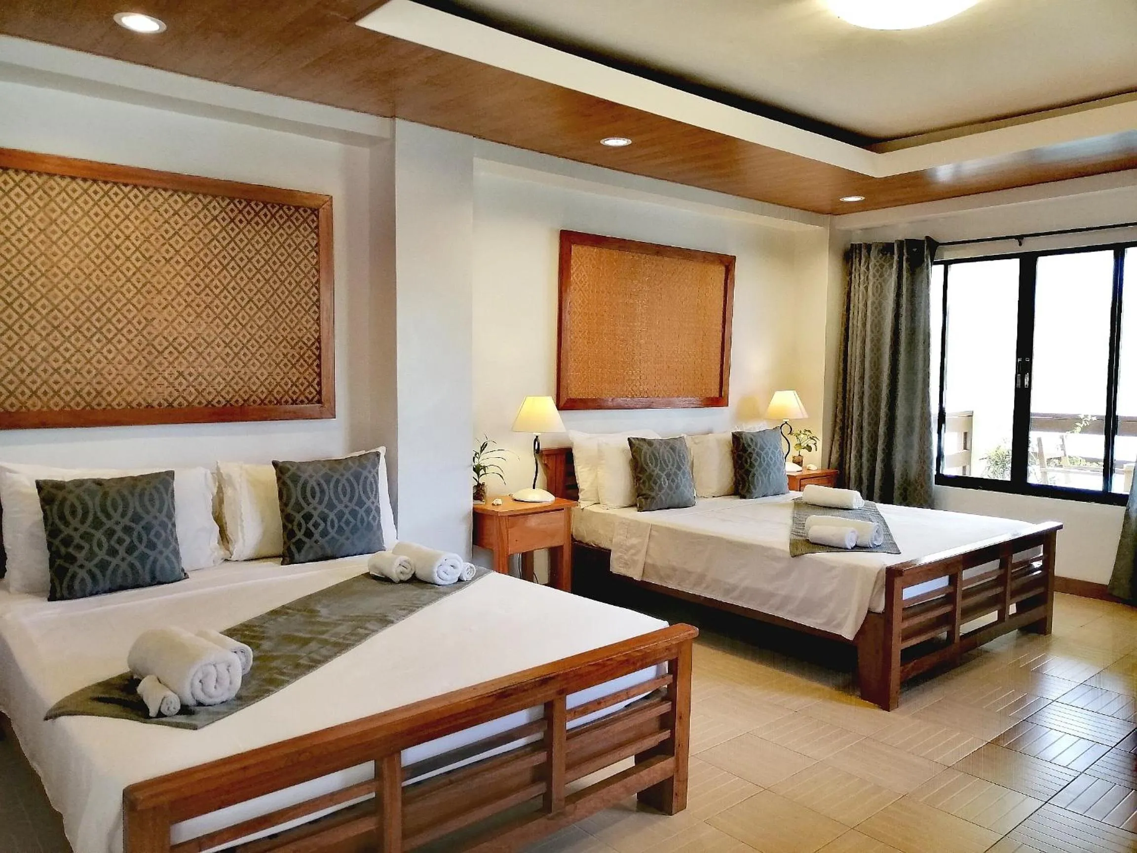 Bed in La Estancia Busuanga