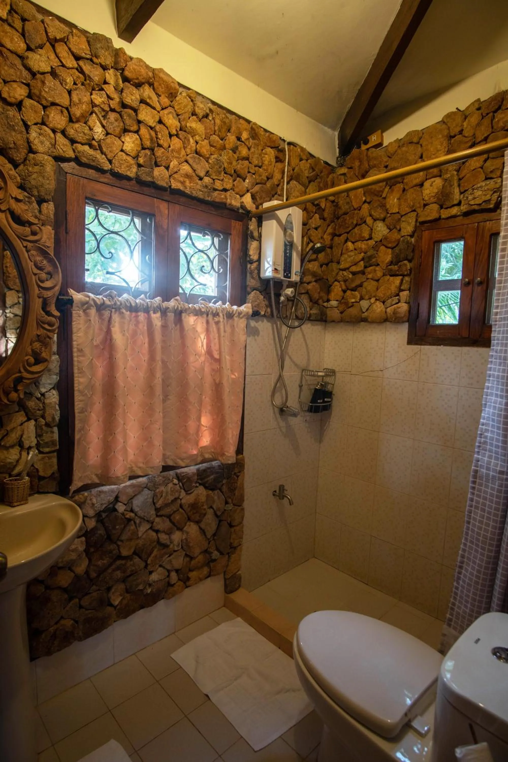 Shower in La Estancia Busuanga
